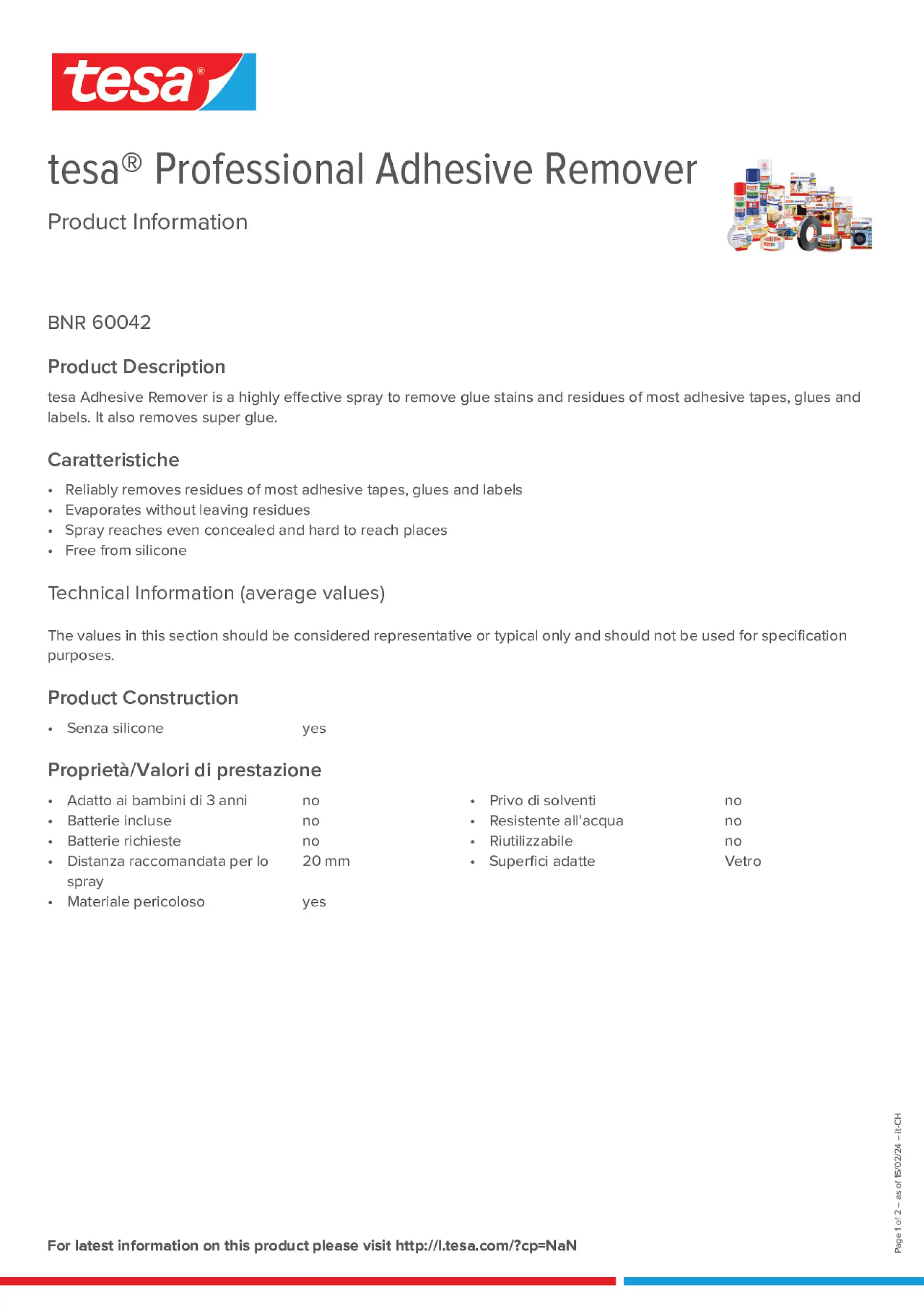 Product information_tesa® Professional 60042_de-CH_fr-CH