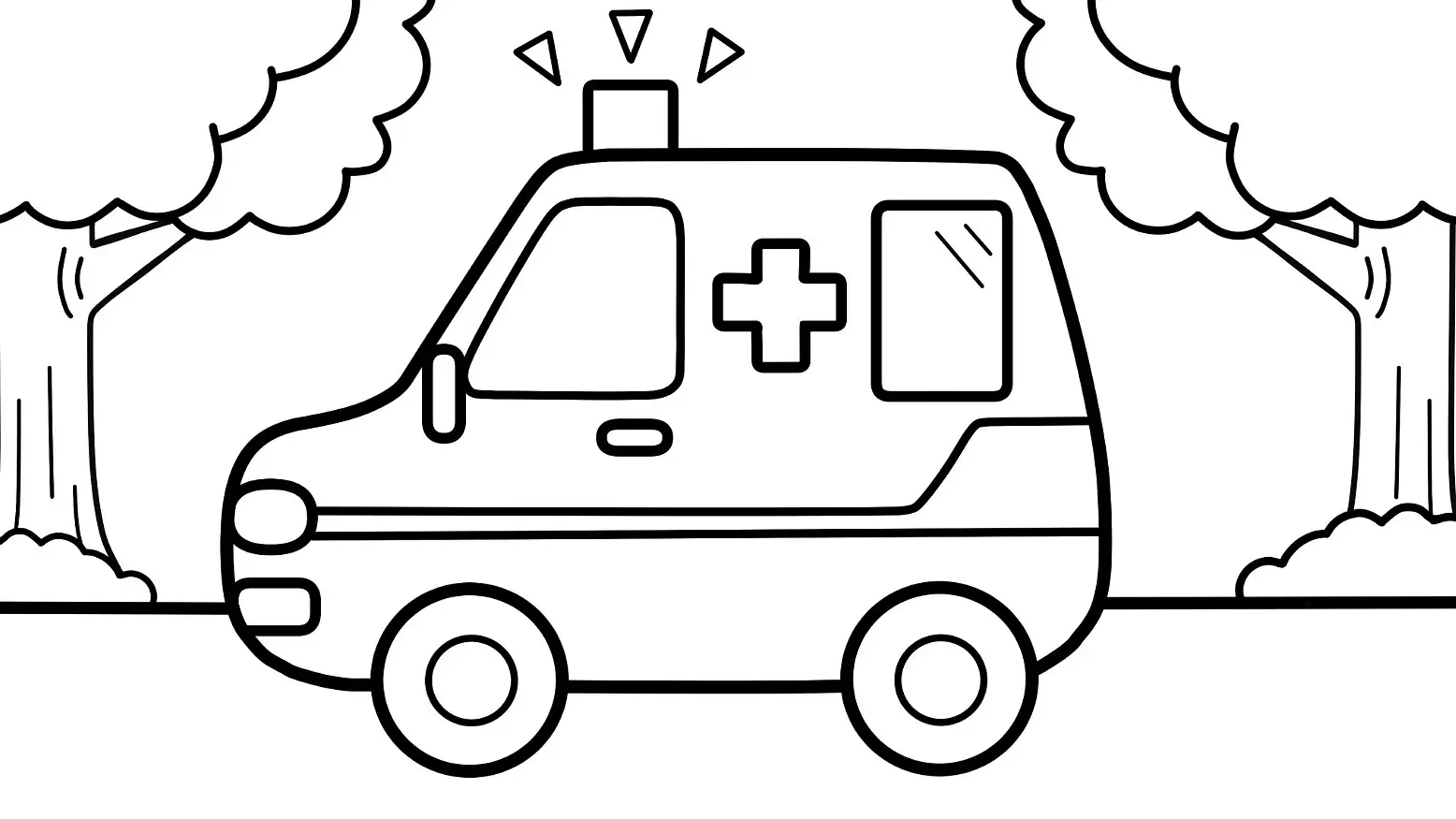 Vorlage Krankenwagen zum Ausmalen (12)