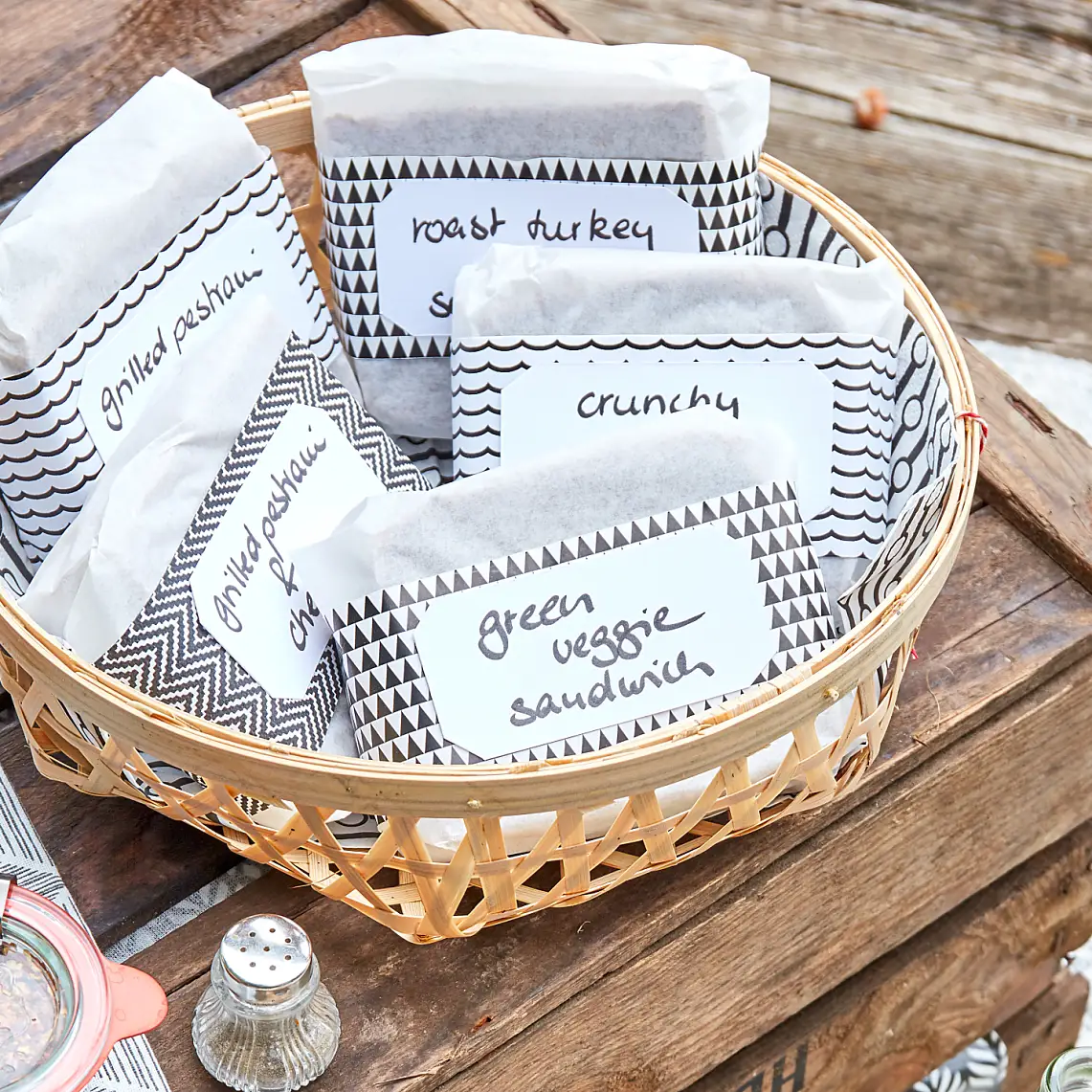 Take the guess work out of picnic time - Create personalised sandwich markers