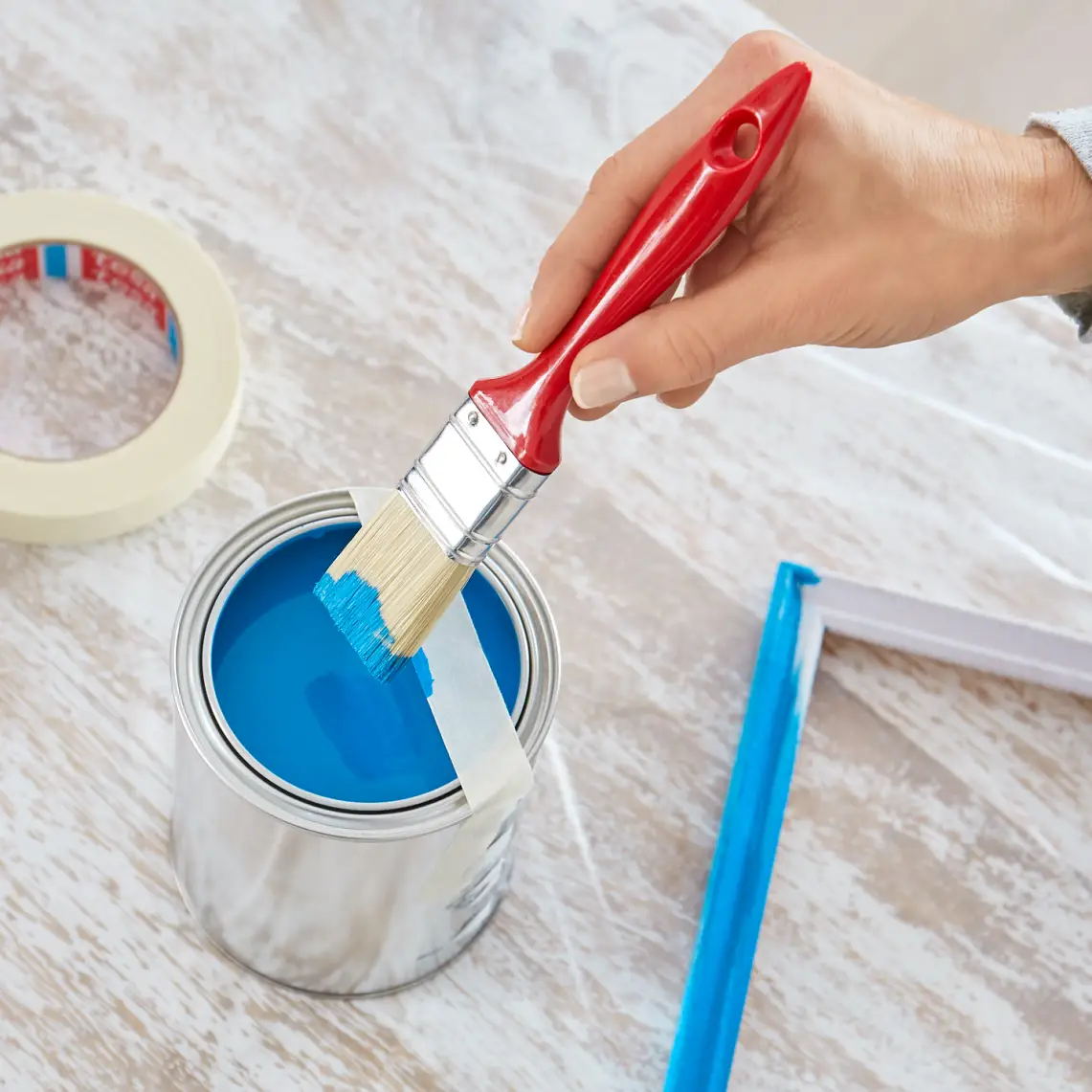 Easy Trick for DIY Painting Projects with Masking Tape