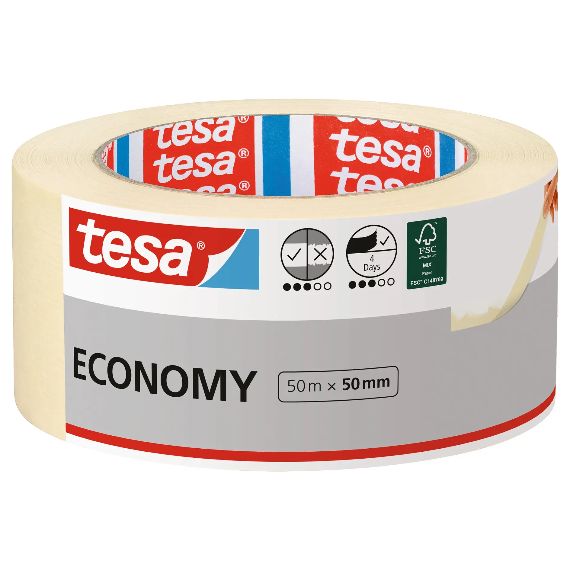 [en-en] tesa Masking Economy 50m x 50mm
