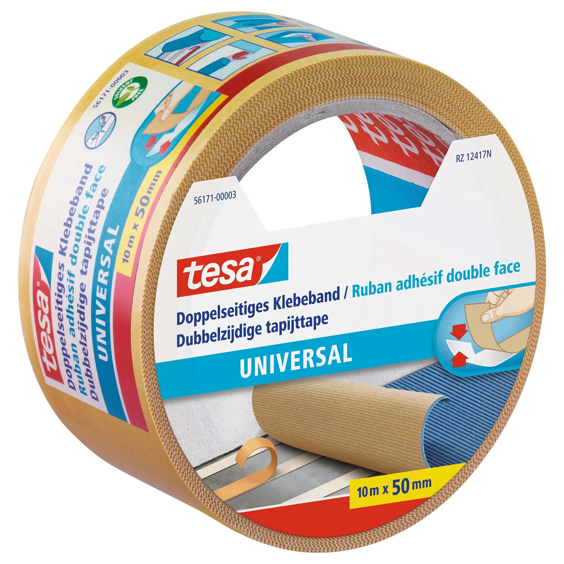[en-en] tesa® Double-sided Tape, Universal 10m:50mm