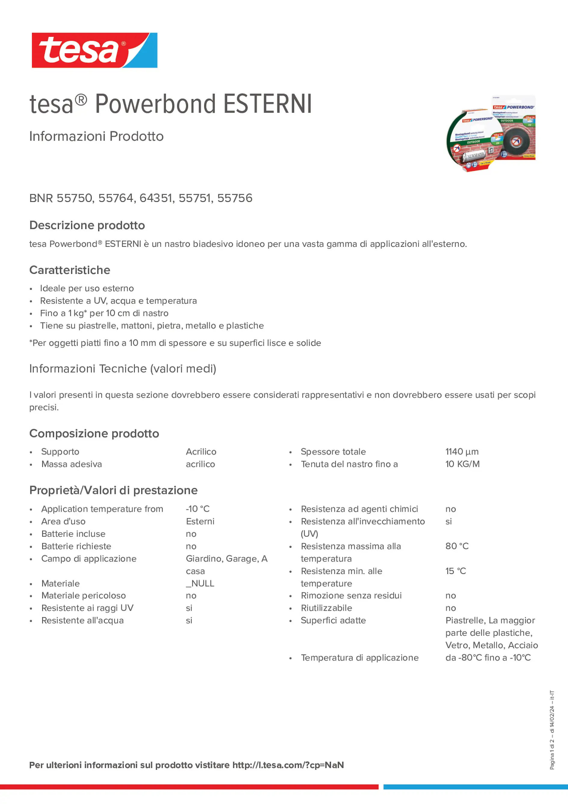 Product information_tesa® Powerbond 55751_it-IT