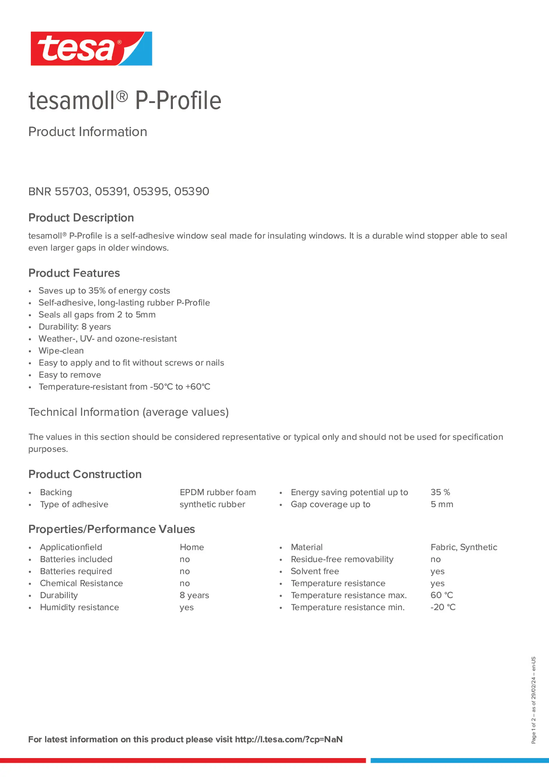 Product information_tesamoll® 5366_en