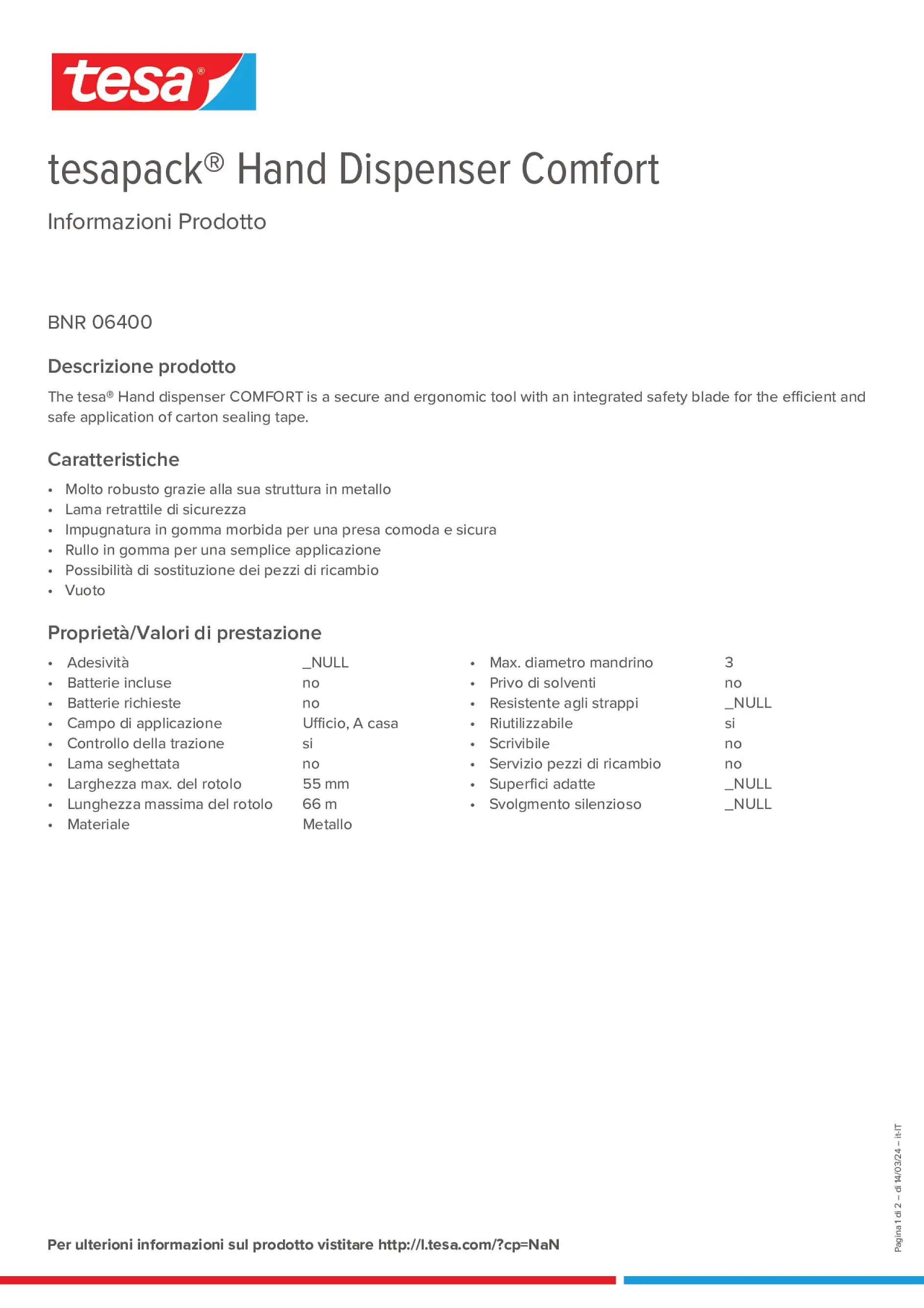 Product information_tesapack® 06400_it-IT