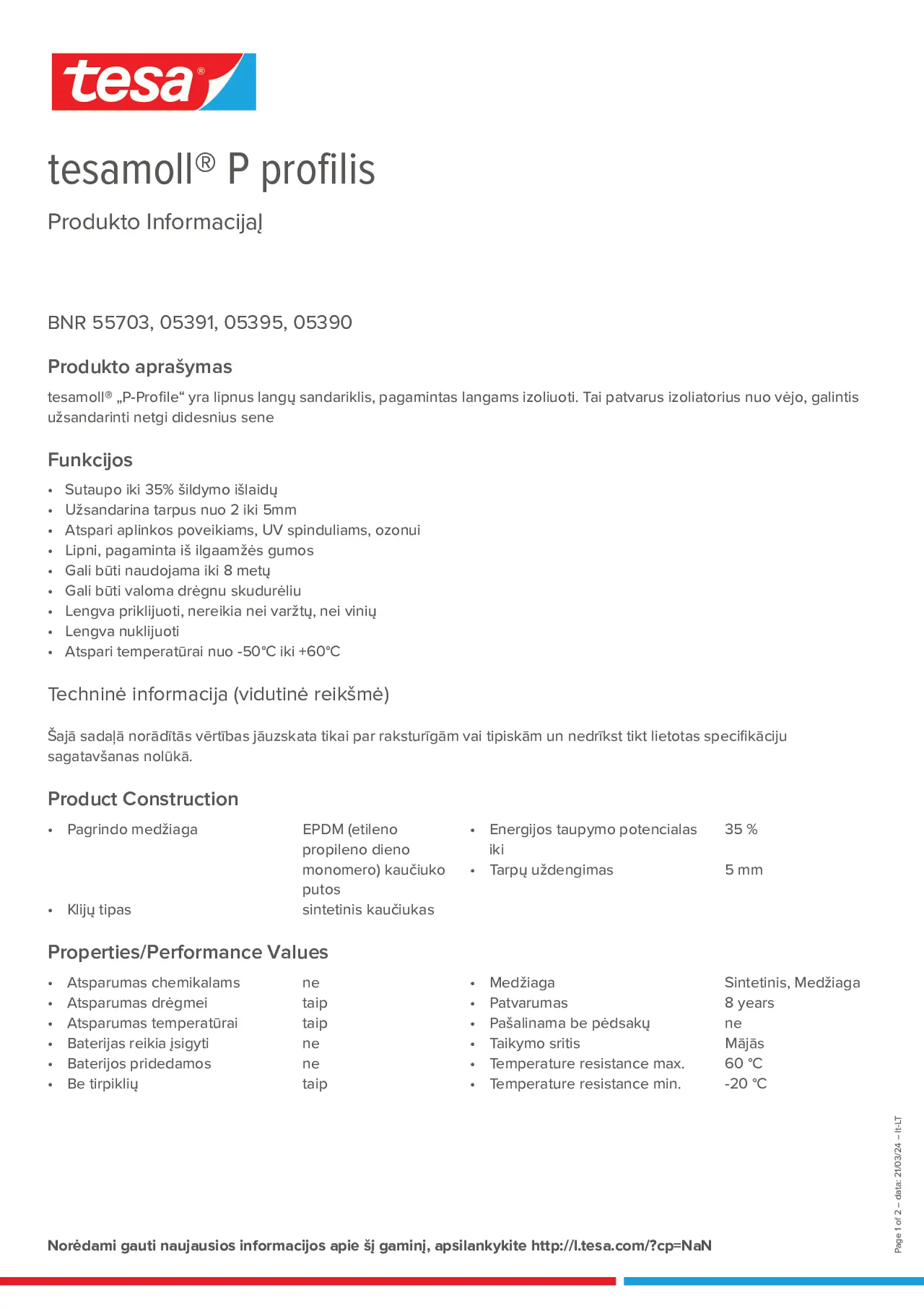 Product information_tesamoll® 5366_lt-LT