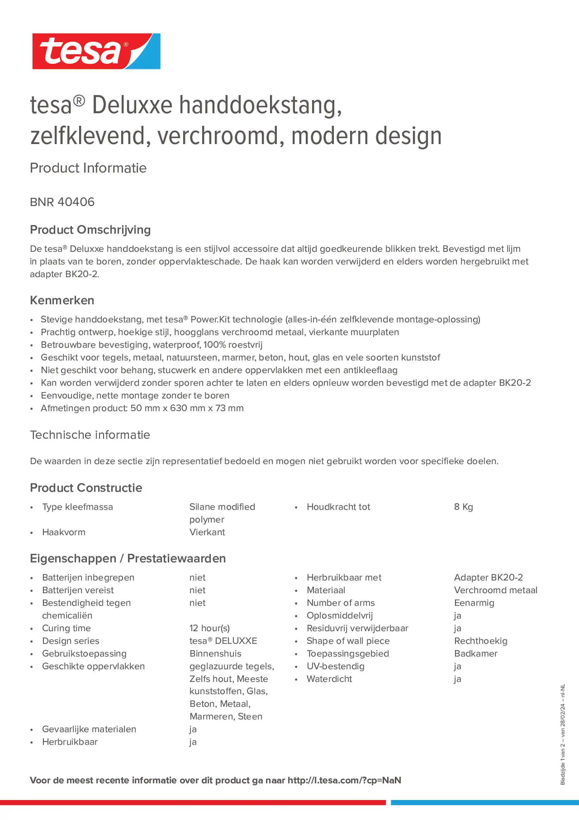 Product information_tesa® 40406_nl-NL