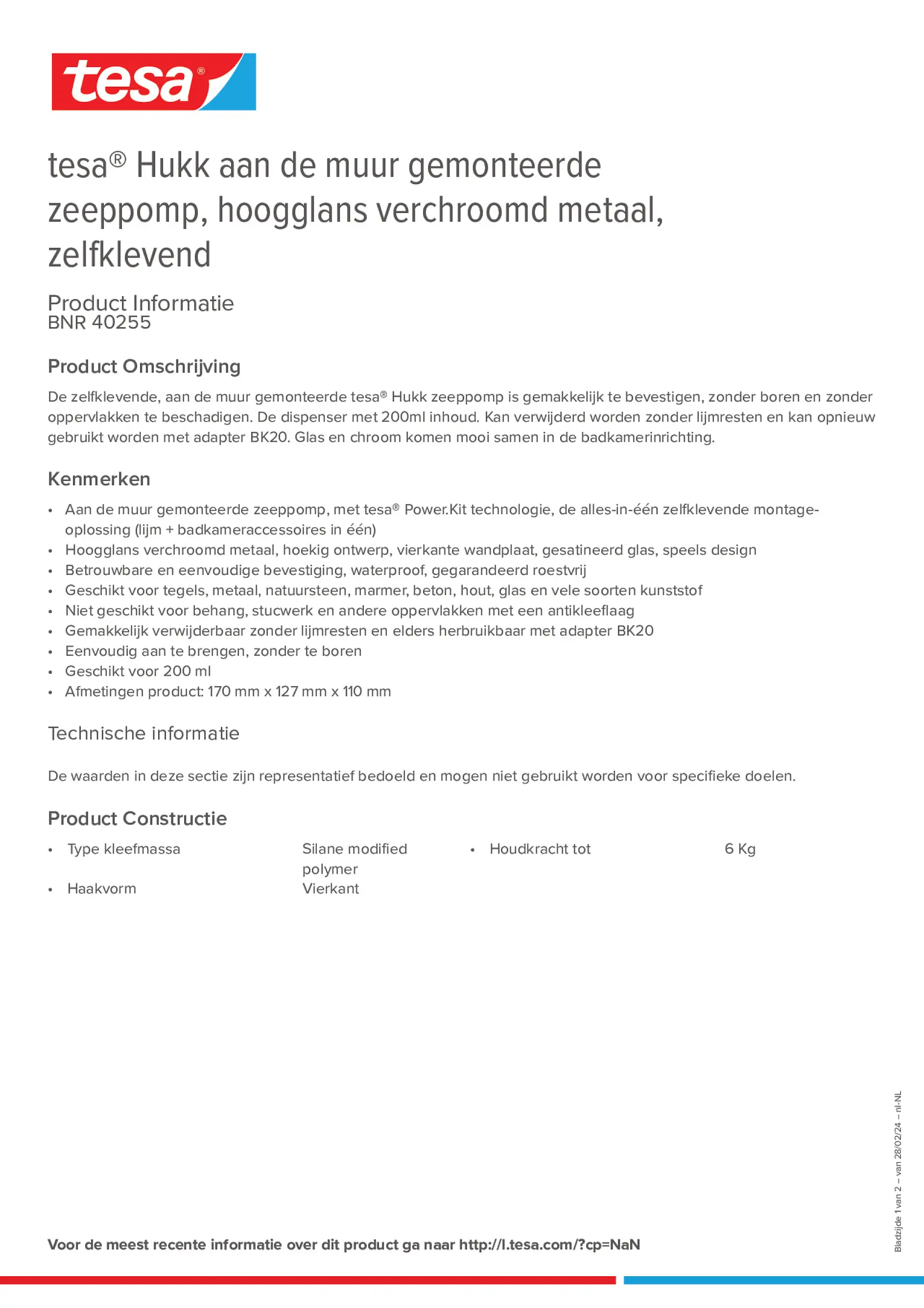 Product information_tesa® 40255_nl-NL