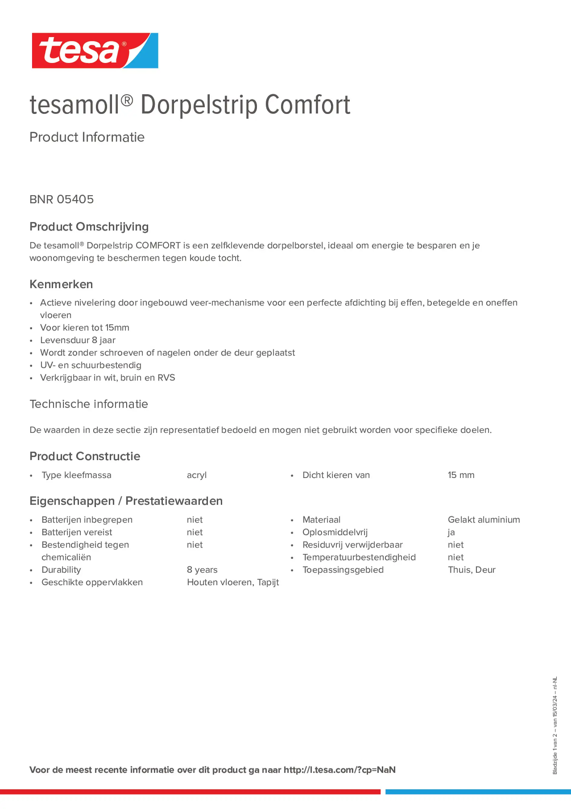 Product information_tesamoll® 05405_nl-NL