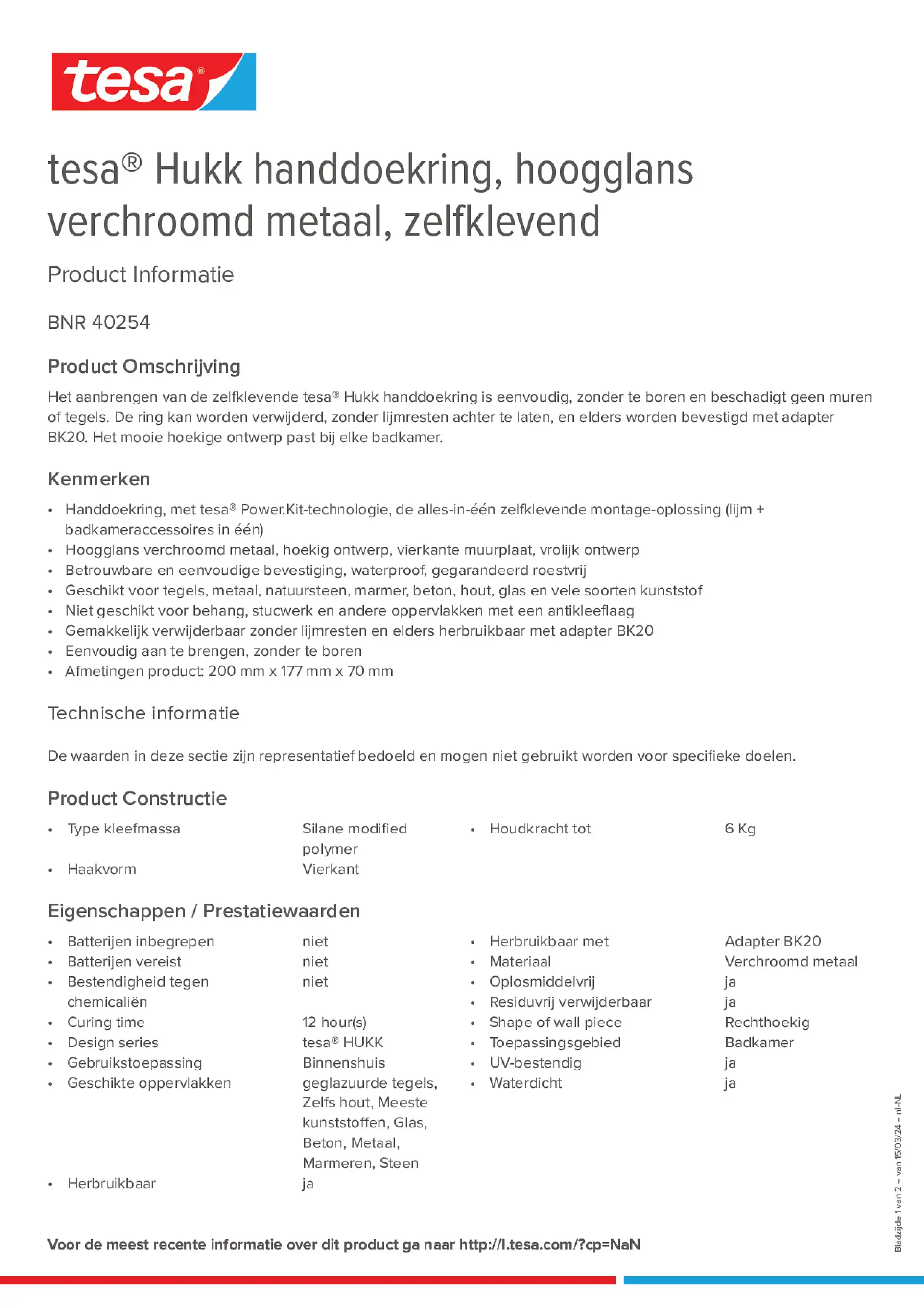 Product information_tesa® 40254_nl-NL