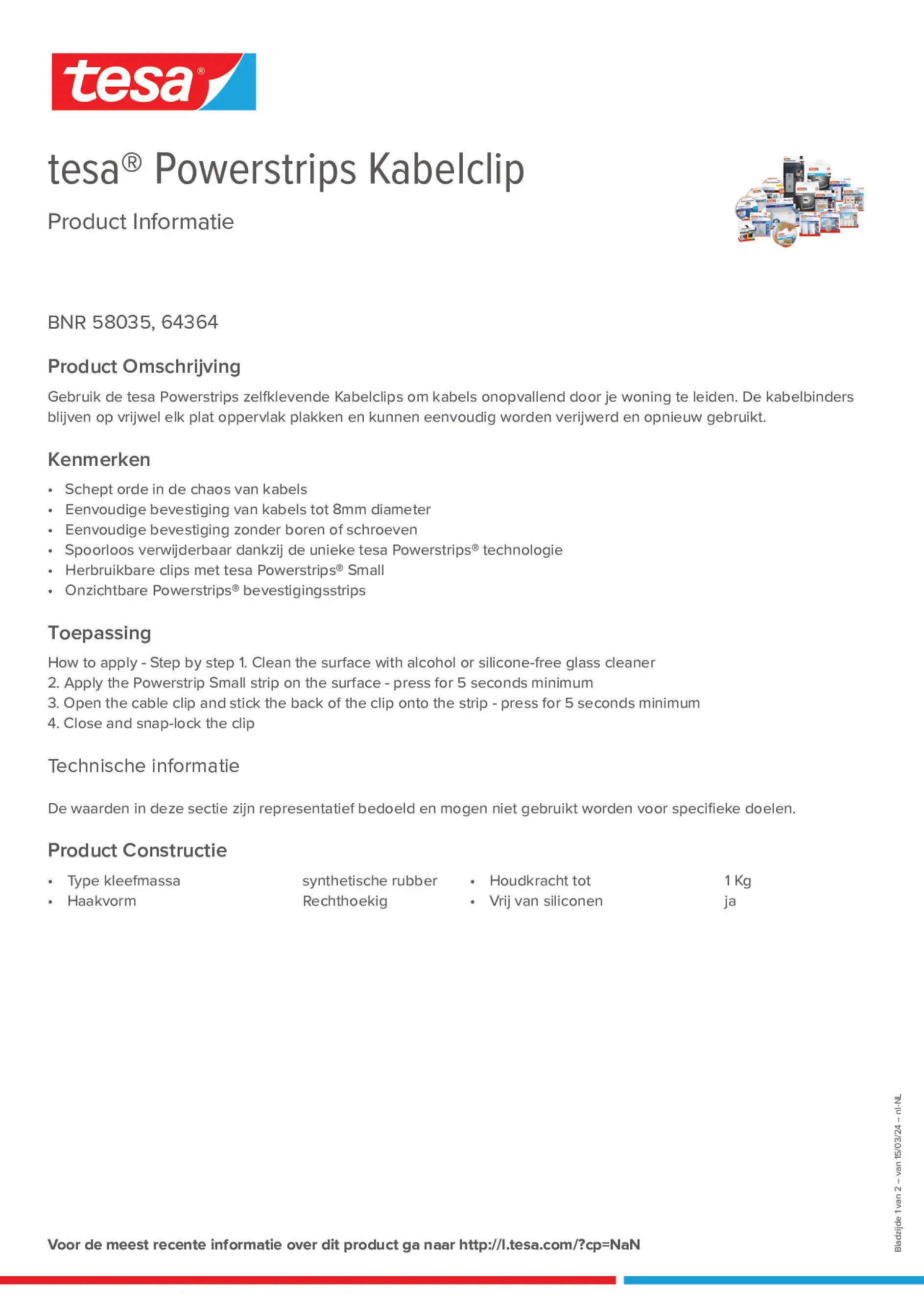 Product information_tesa® Powerstrips 58035_nl-NL