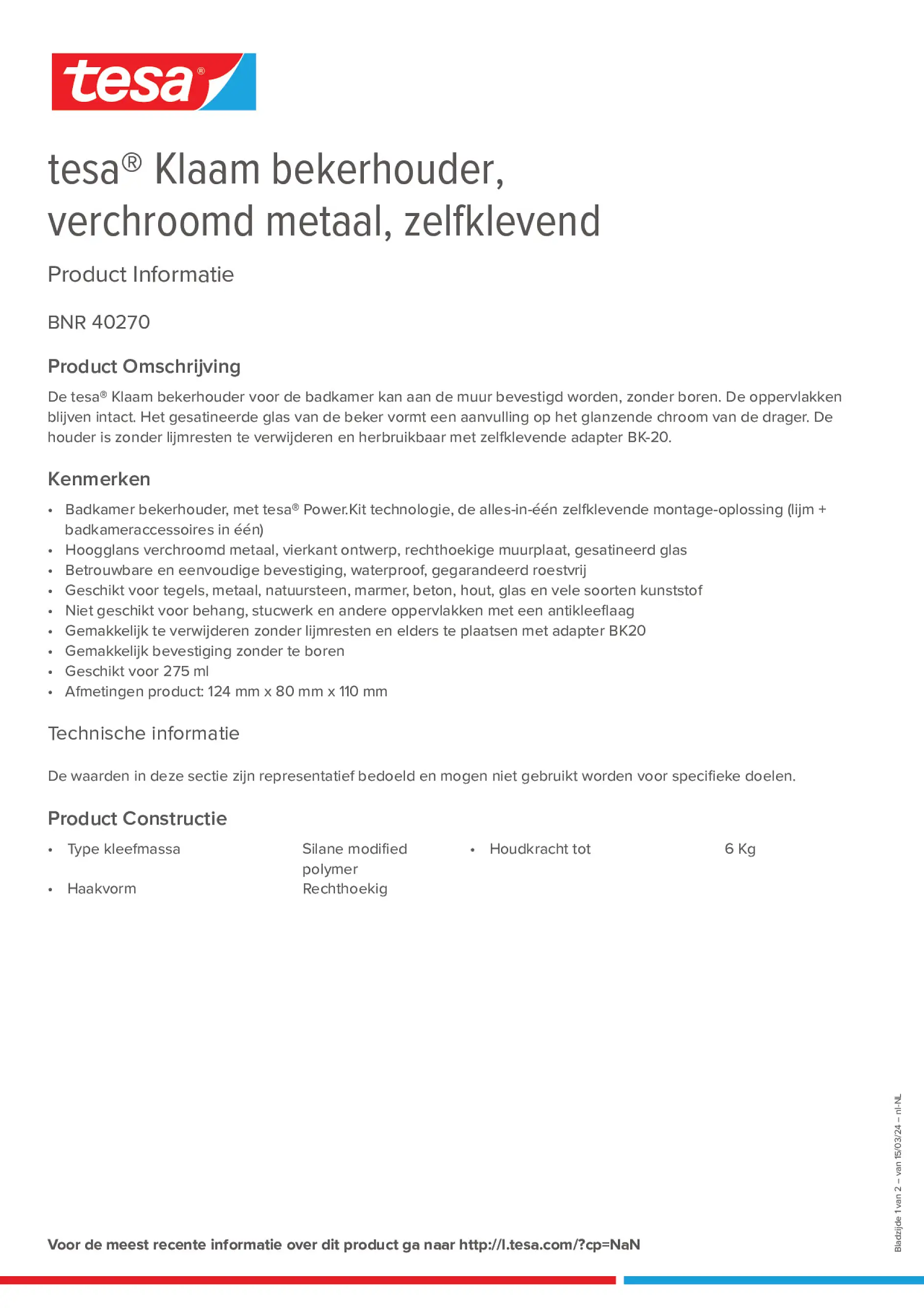 Product information_tesa® 40270_nl-NL