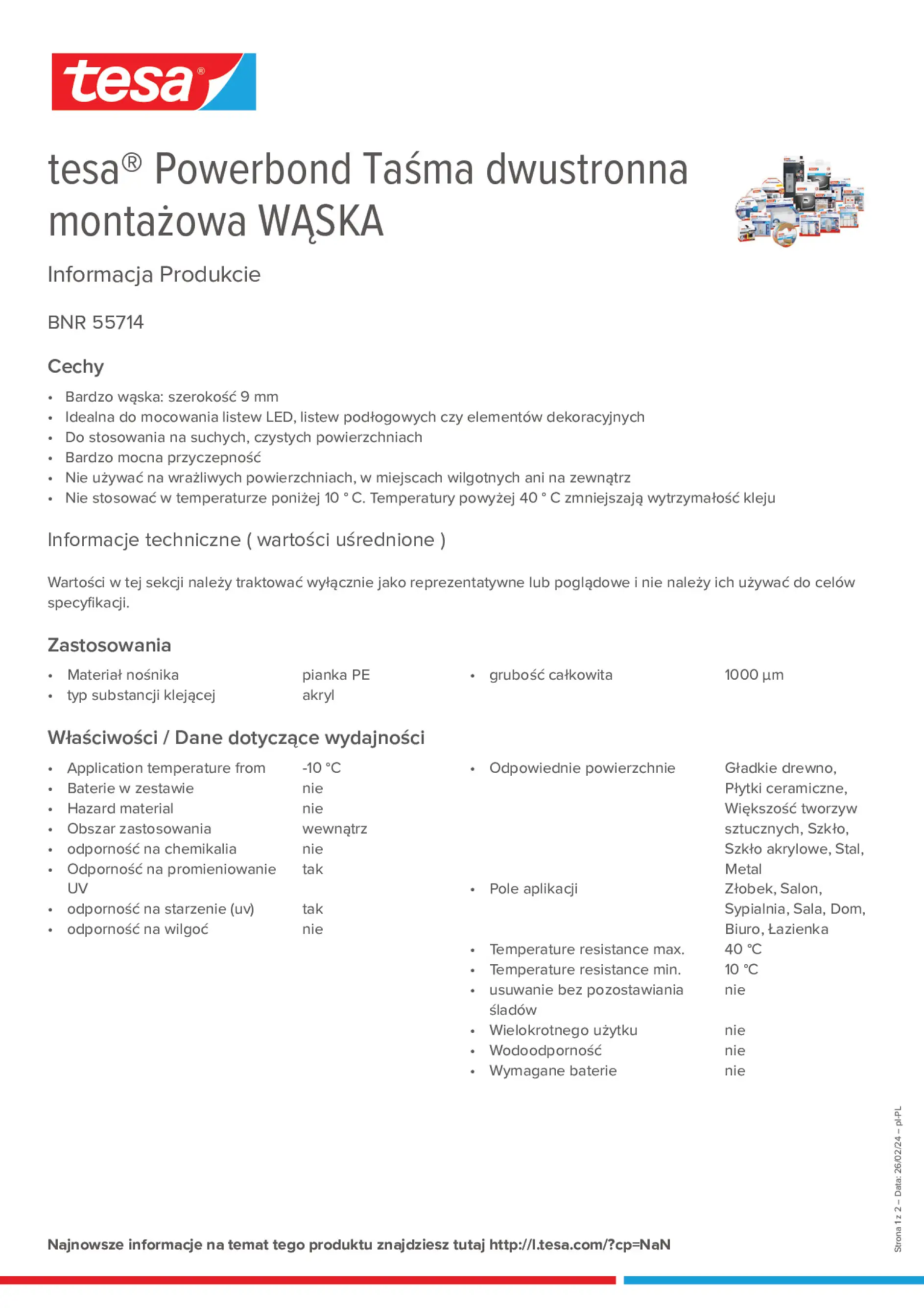 Product information_tesa® Powerbond 55714_pl-PL