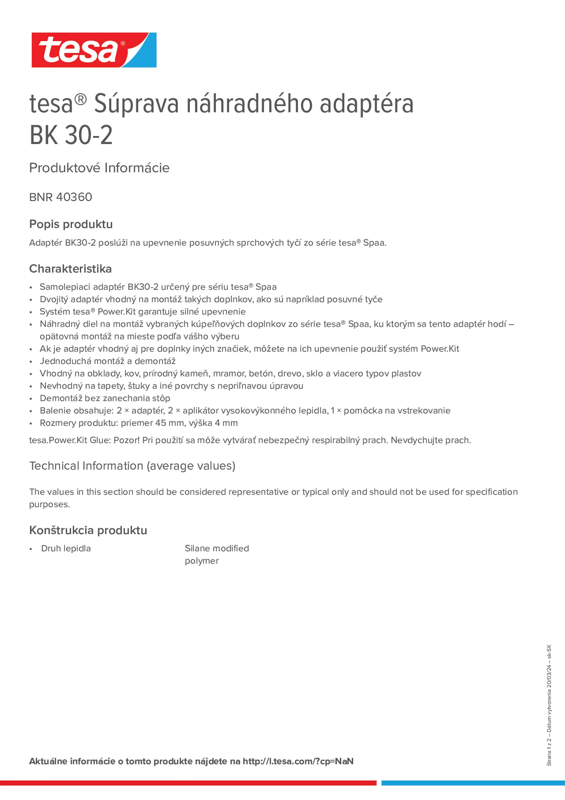 Product information_tesa® 40360_sk-SK