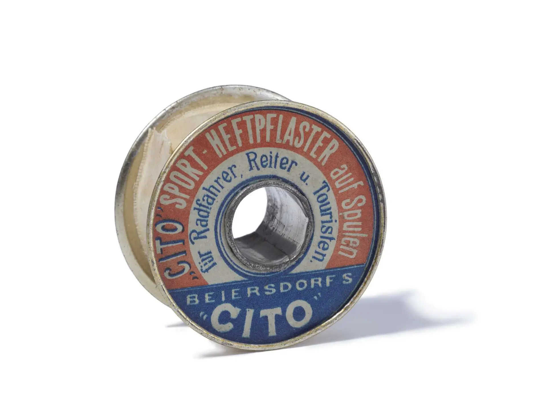 Cito ”Sportheftpflaster” (sportplåster) från 1896 är världens första tekniska självhäftande tejp.