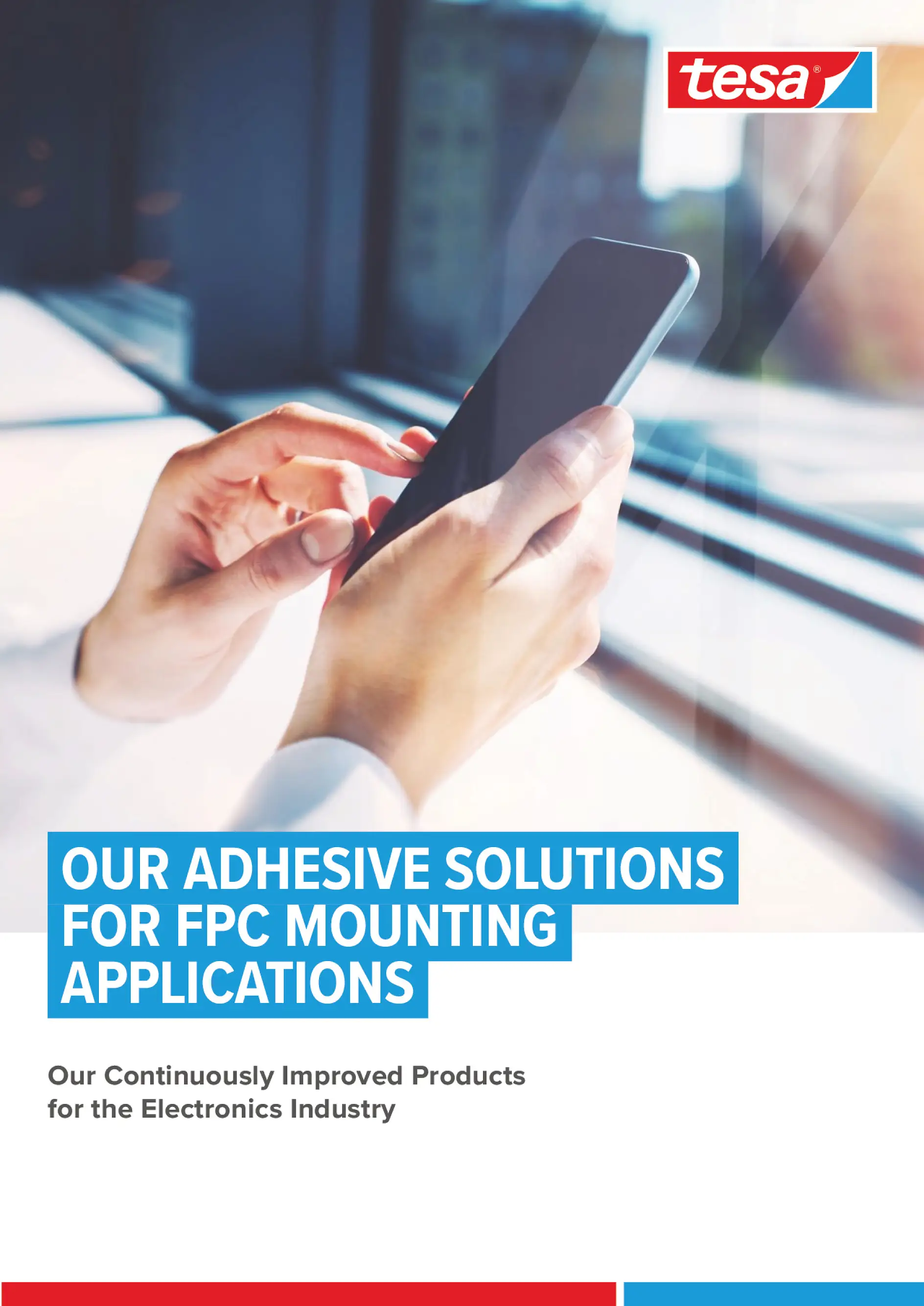 Các giải pháp kết dính cho các ứng dụng Lắp đặt FPC của tesa