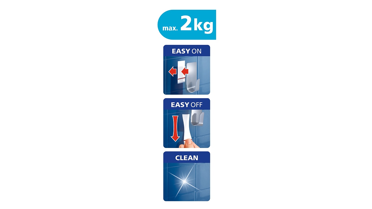 [en-en] tesa Powerstrips Waterproof Icon 2kg bar