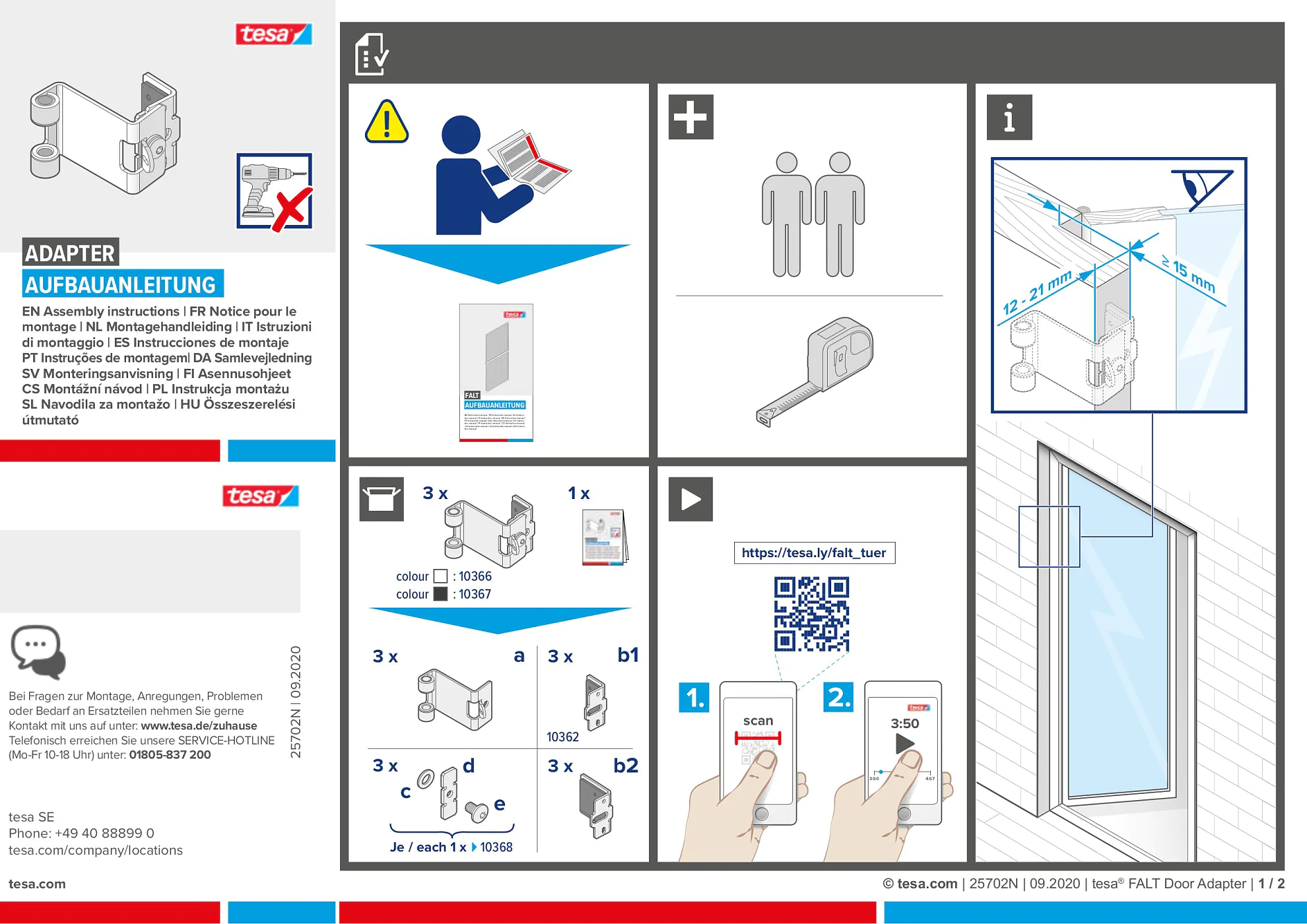 tesa_insect-adapter-fold-alu-door-telescope-frame_LI401_manual