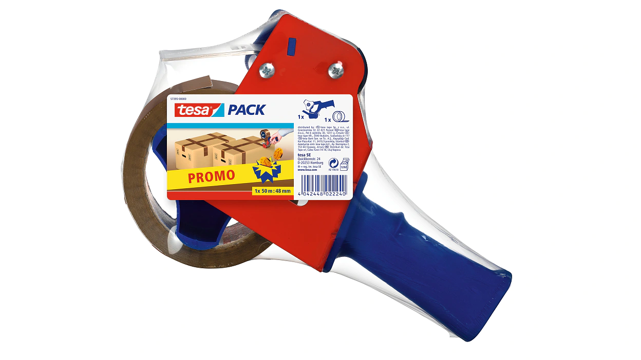[en-en] tesapack Promo 2 x 50m x 48mm + dispenser