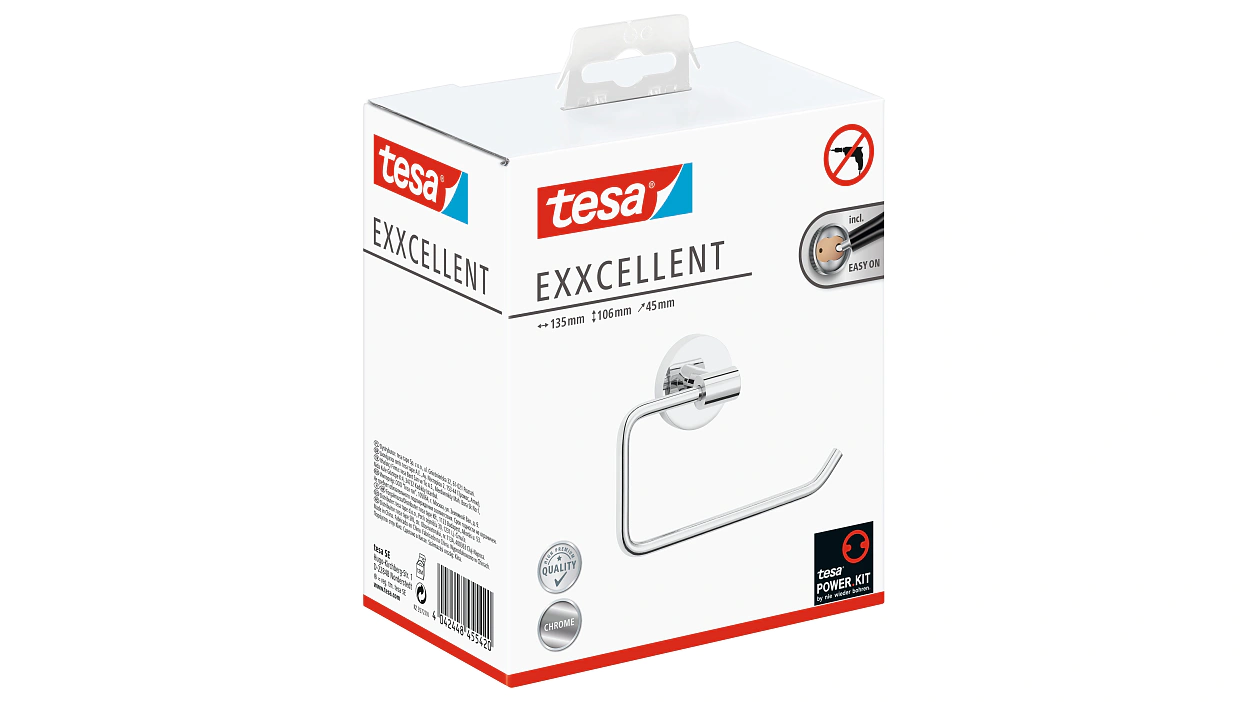 [en-en] tesa Exxcellent Toilet Roll Hol. w/o Lid