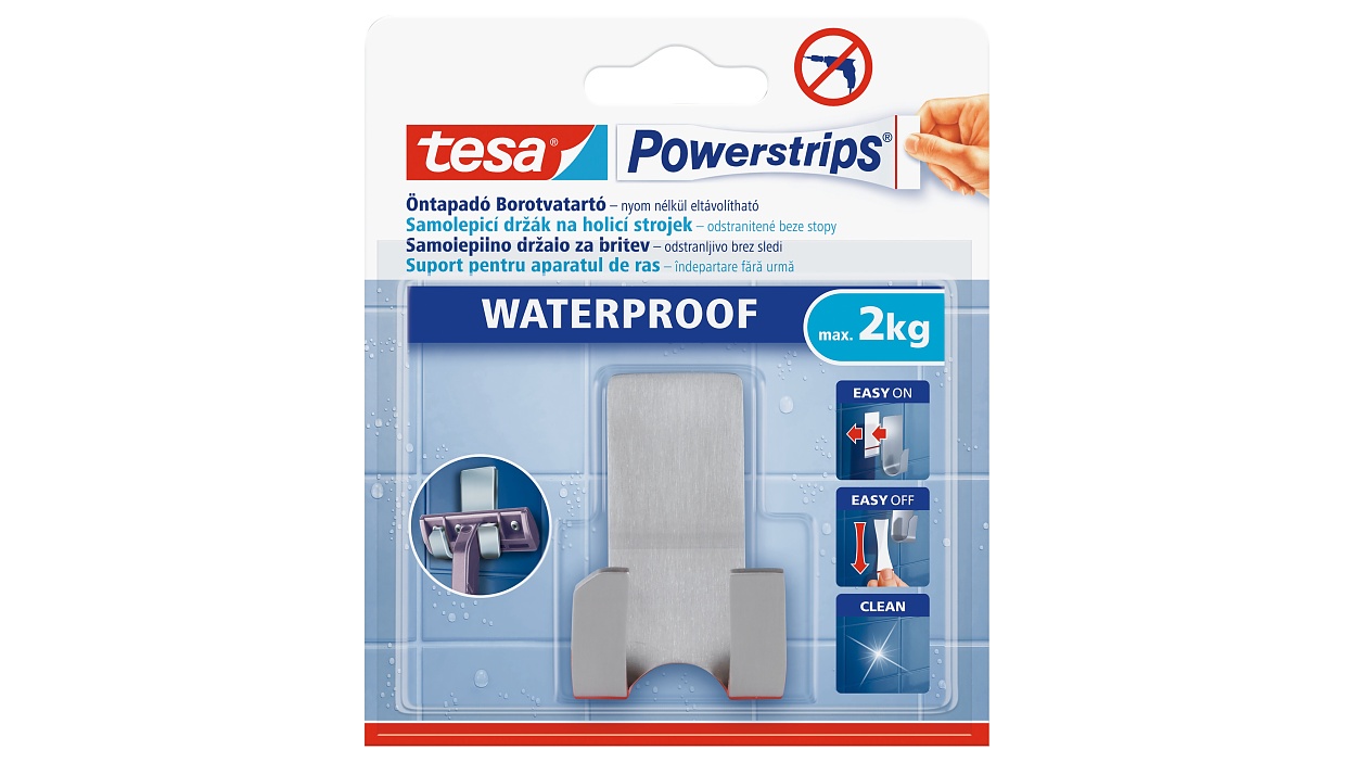 [en-en] tesa Powerstrips waterproof razor holder zoom