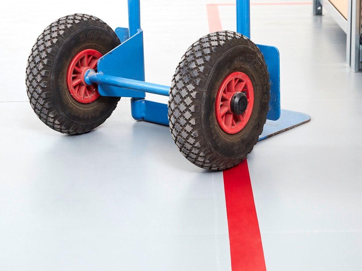 tesa-4169-premium-soft-pvc-floor-marking-tape-red-step6of6-ap