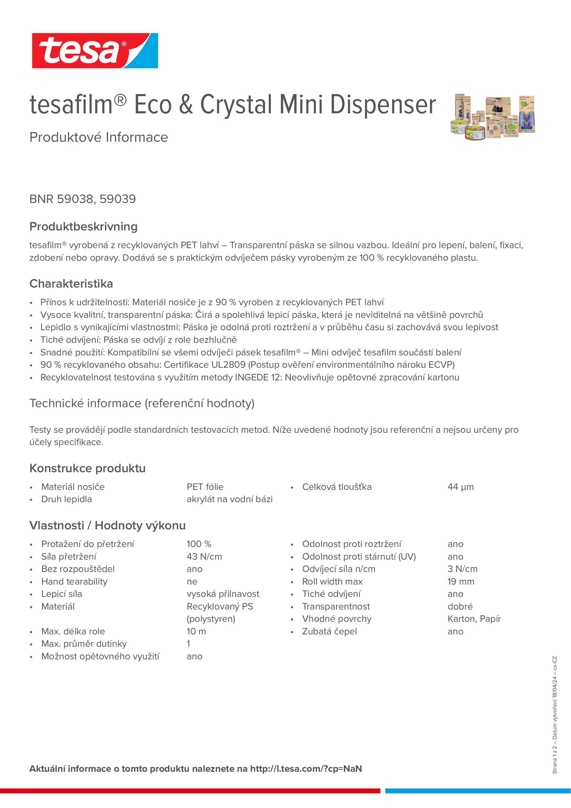 Product information_tesafilm® 59038_cs-CZ