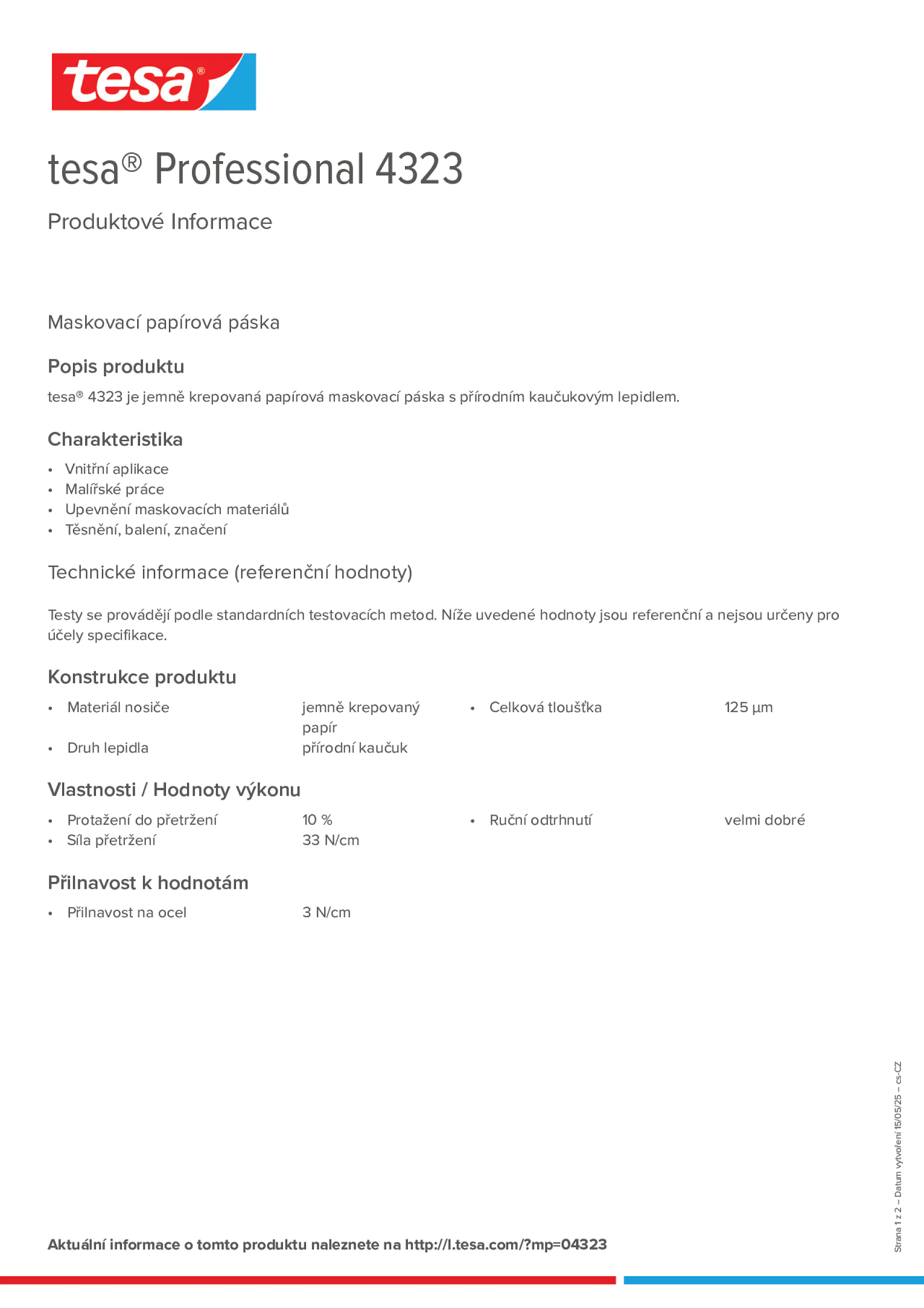 Product information_tesa® Professional 04323_cs-CZ