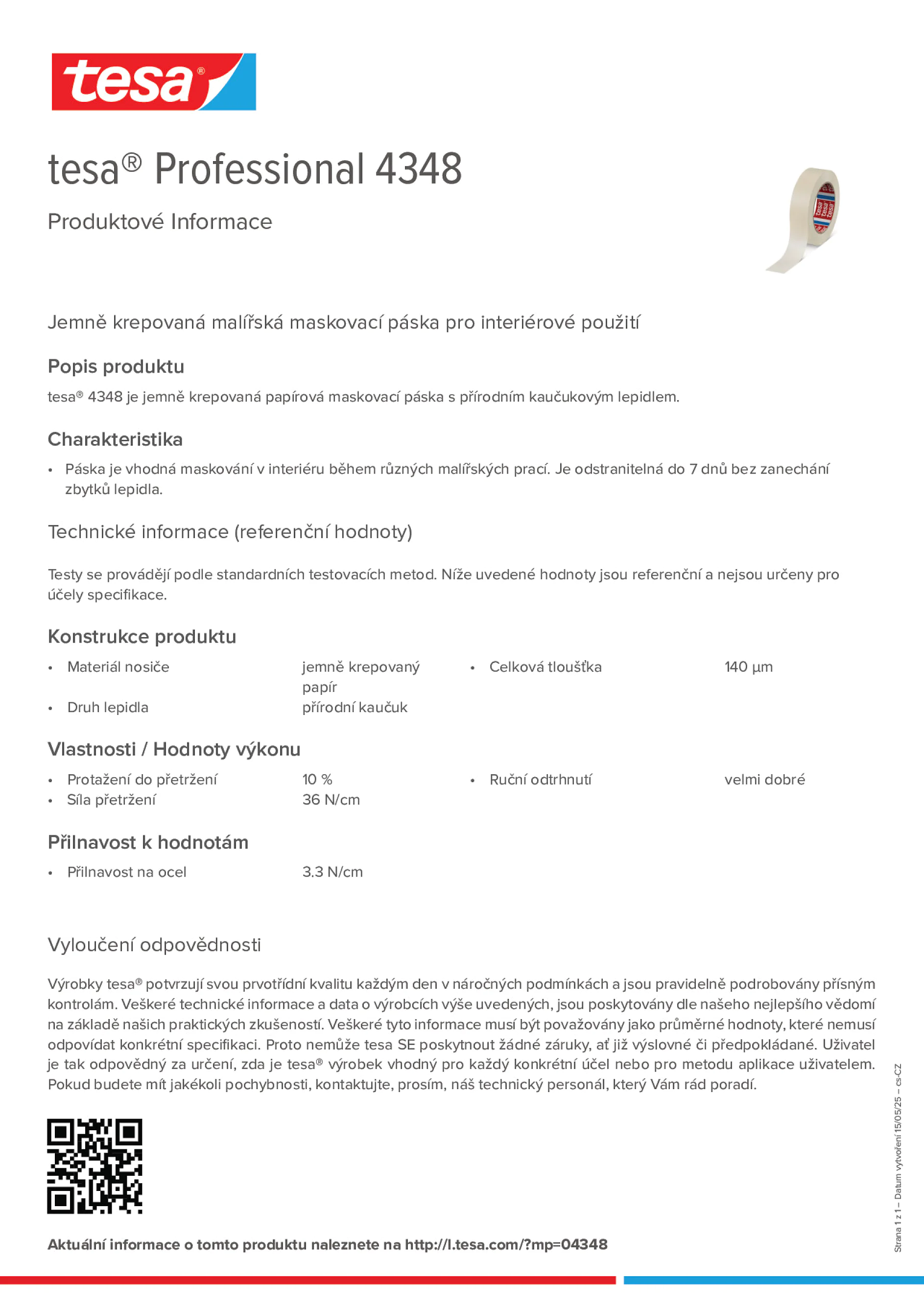 Product information_tesa® Professional 04348_cs-CZ