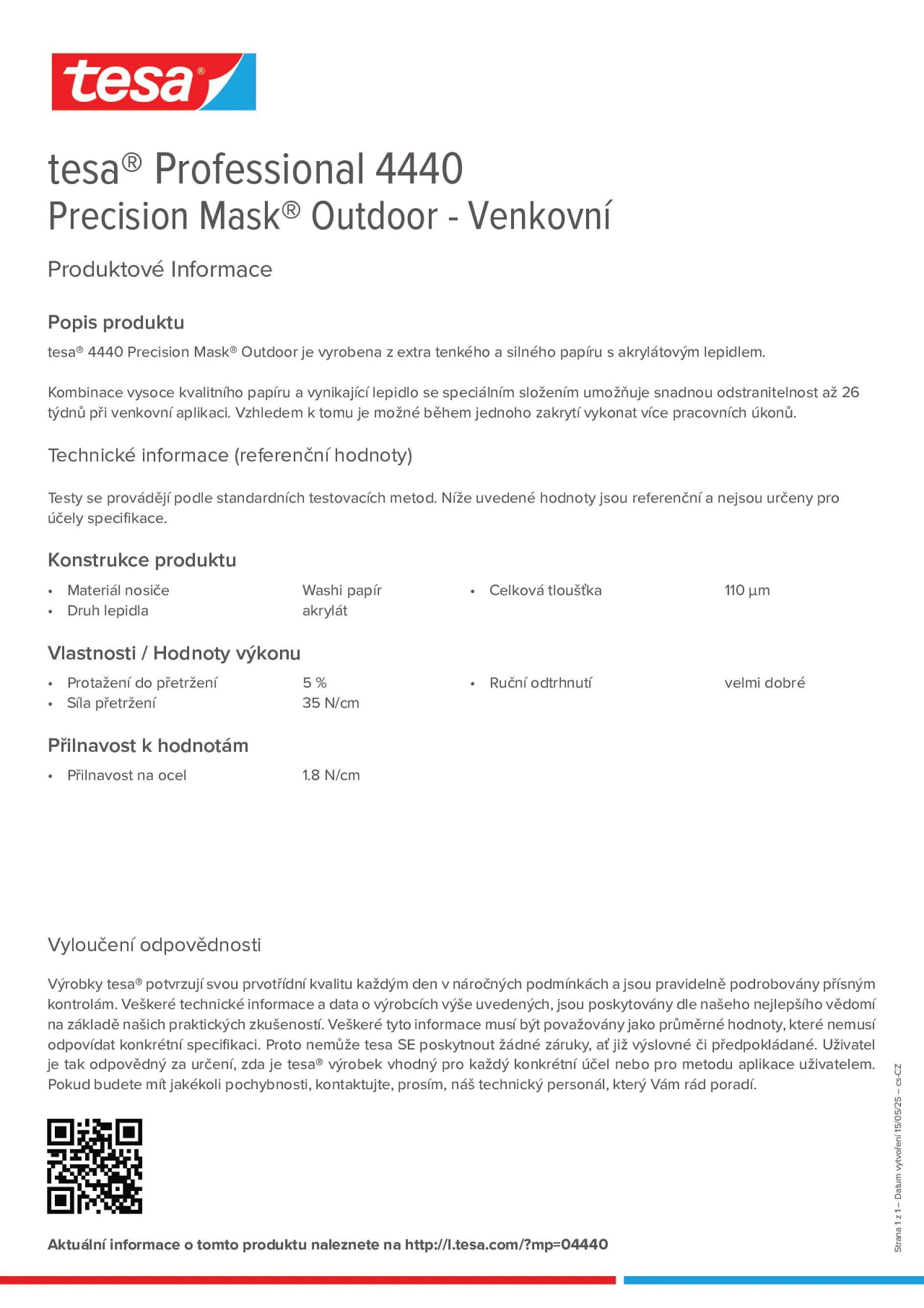 Product information_tesa® Professional 04440_cs-CZ