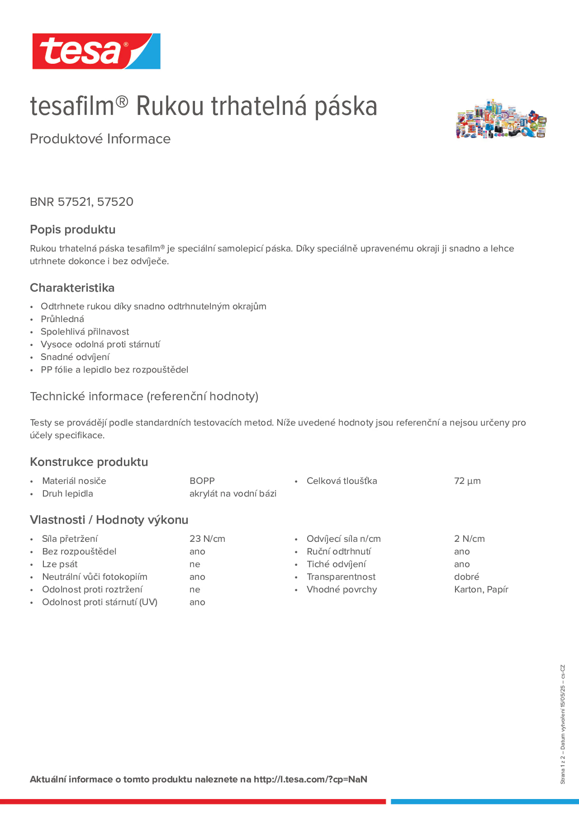 Product information_tesafilm® 57520_cs-CZ
