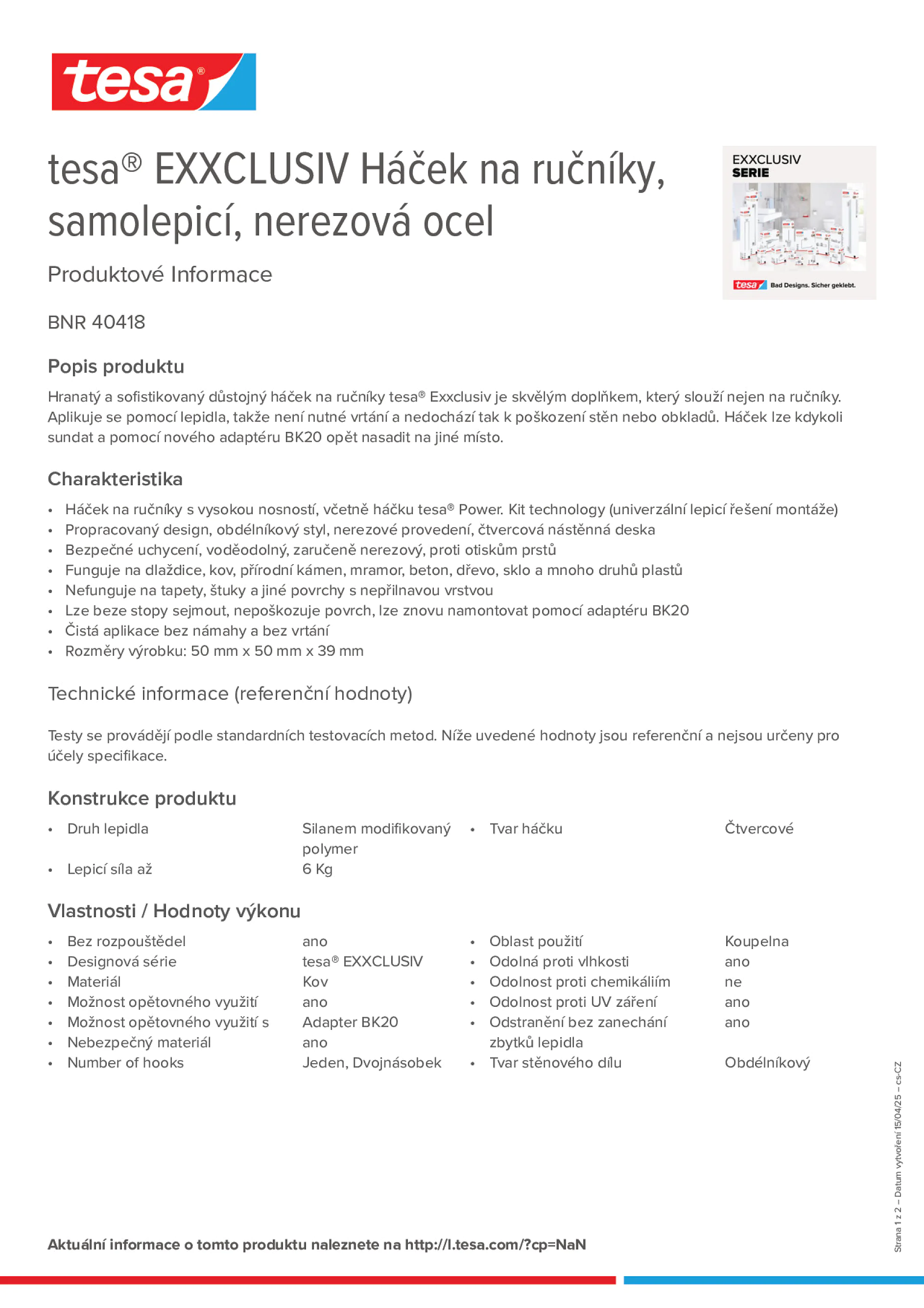 Product information_tesa® 40418_cs-CZ