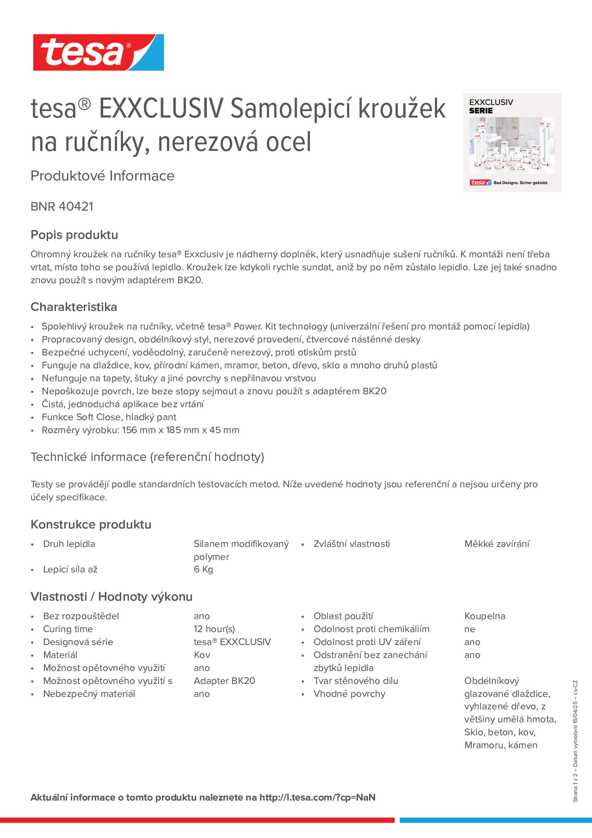 Product information_tesa® 40421_cs-CZ