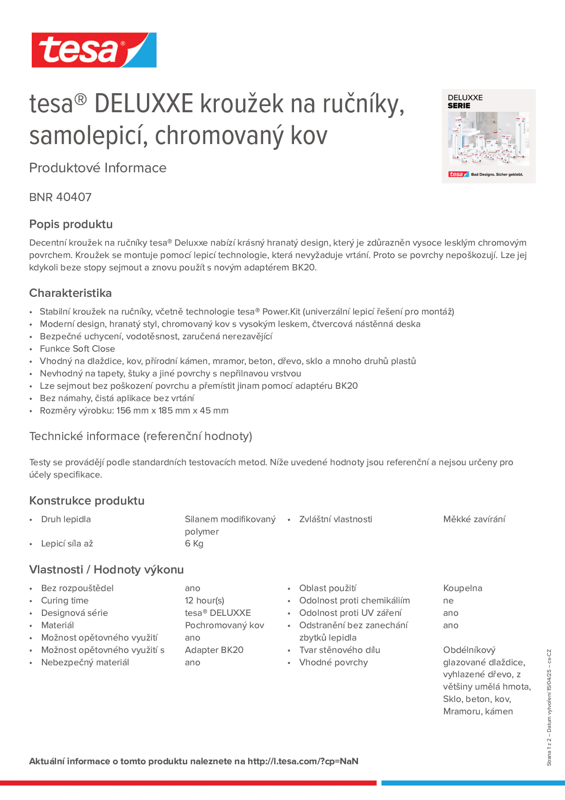 Product information_tesa® 40407_cs-CZ