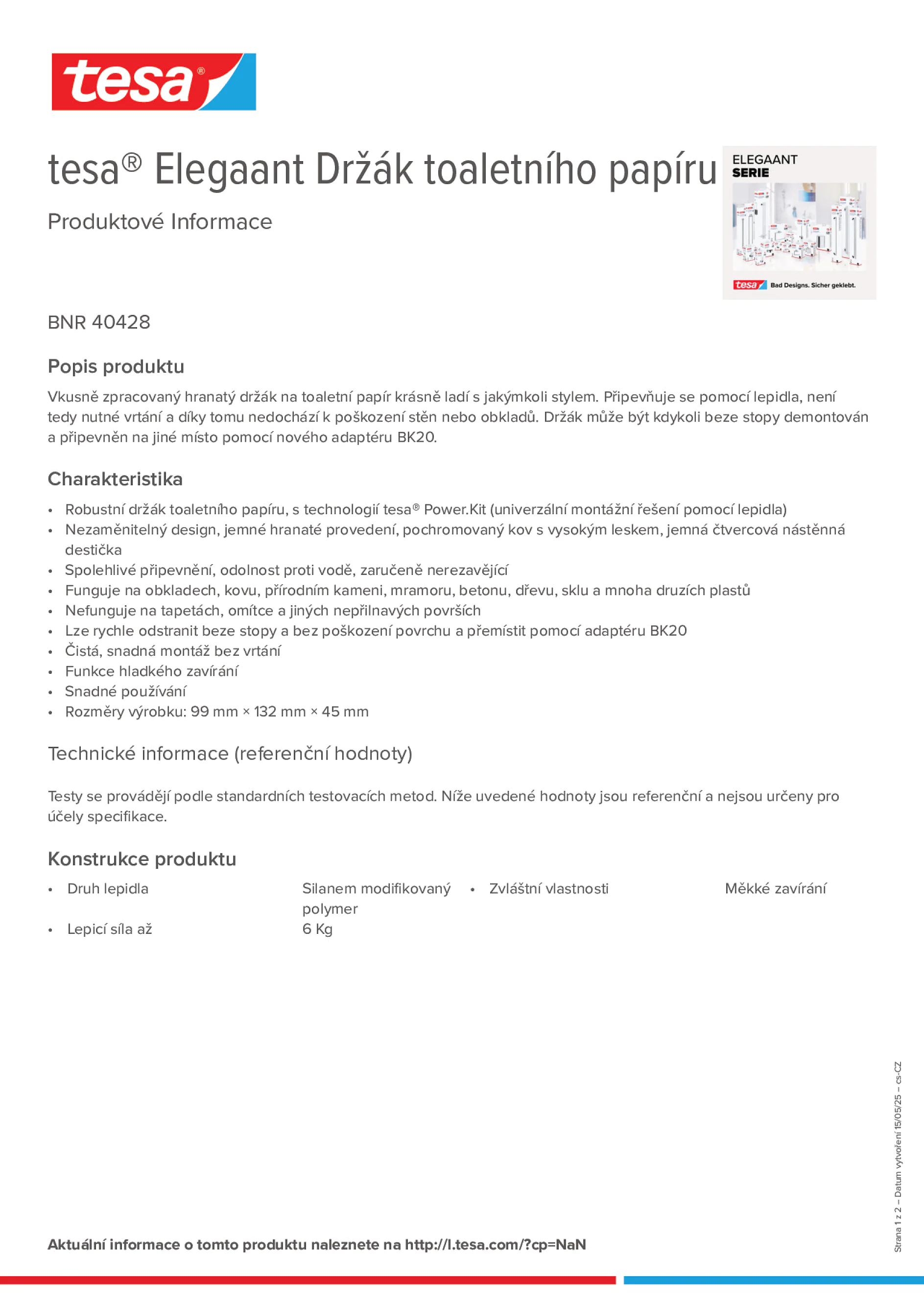 Product information_tesa® 40428_cs-CZ