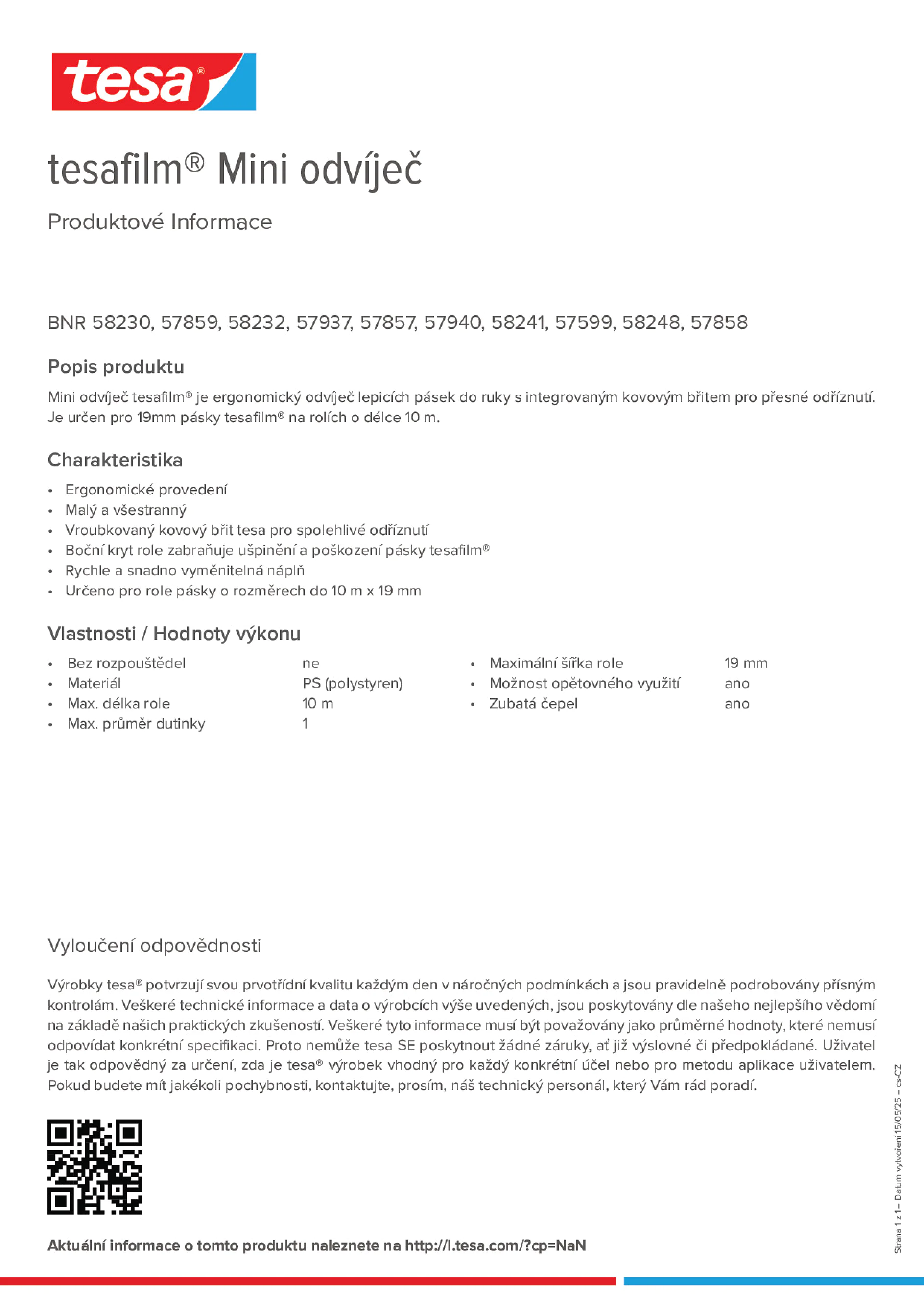Product information_tesafilm® 57599_cs-CZ