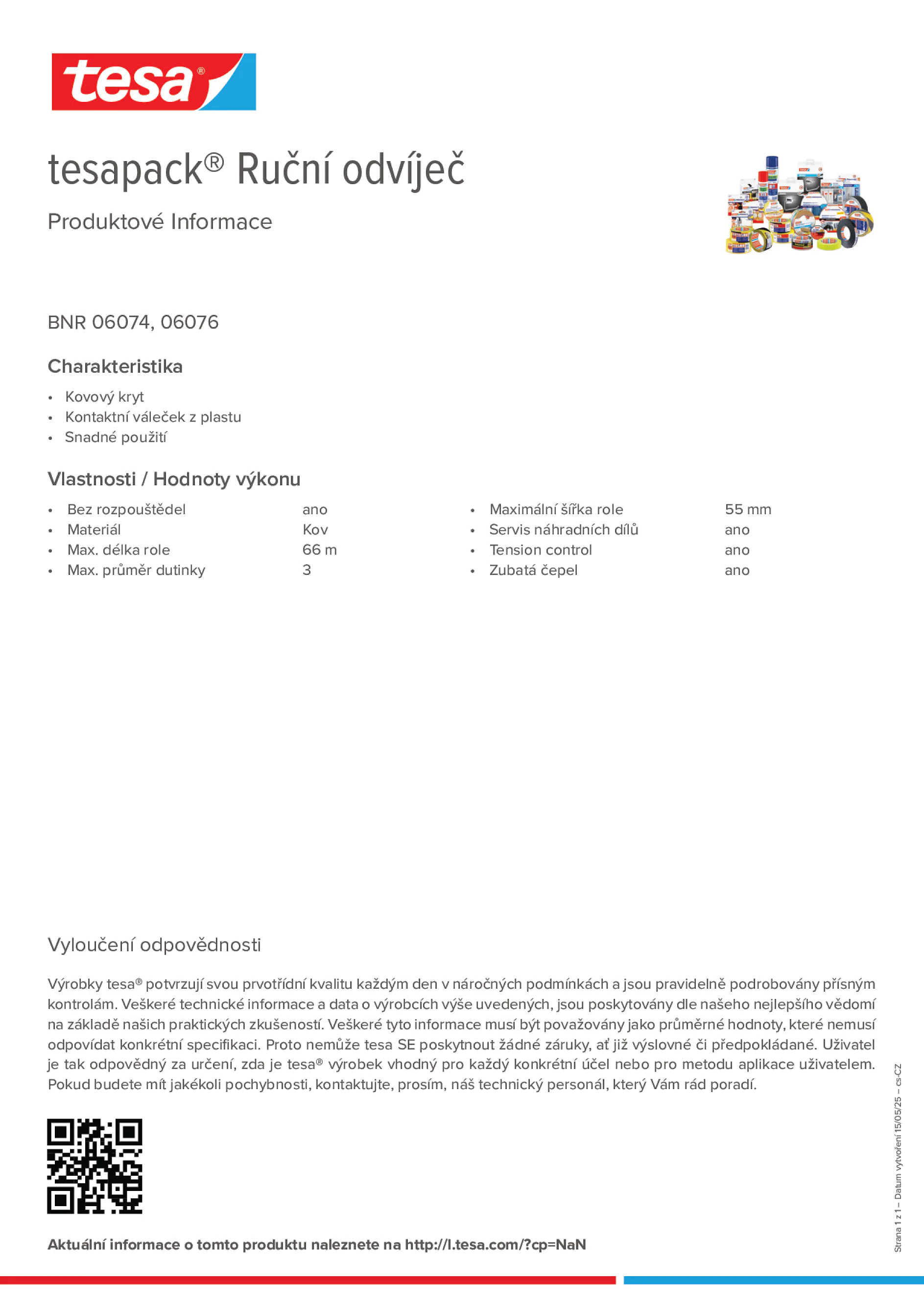 Product information_tesapack® 6076_cs-CZ