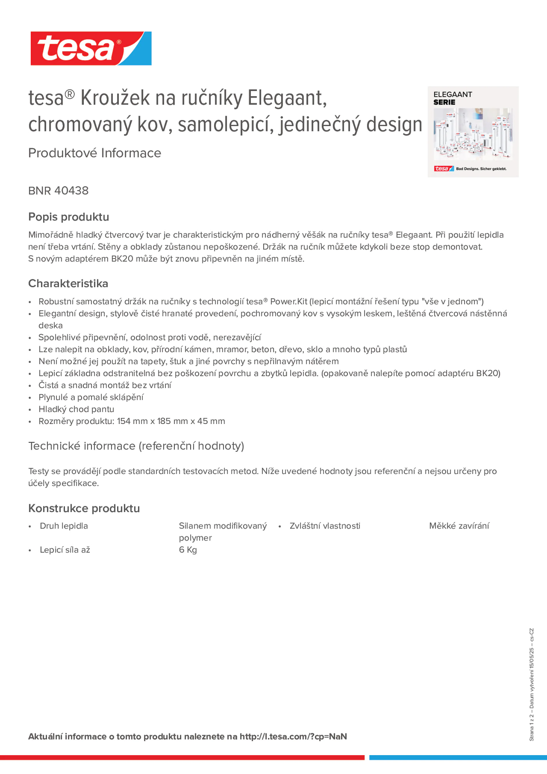 Product information_tesa® 40438_cs-CZ