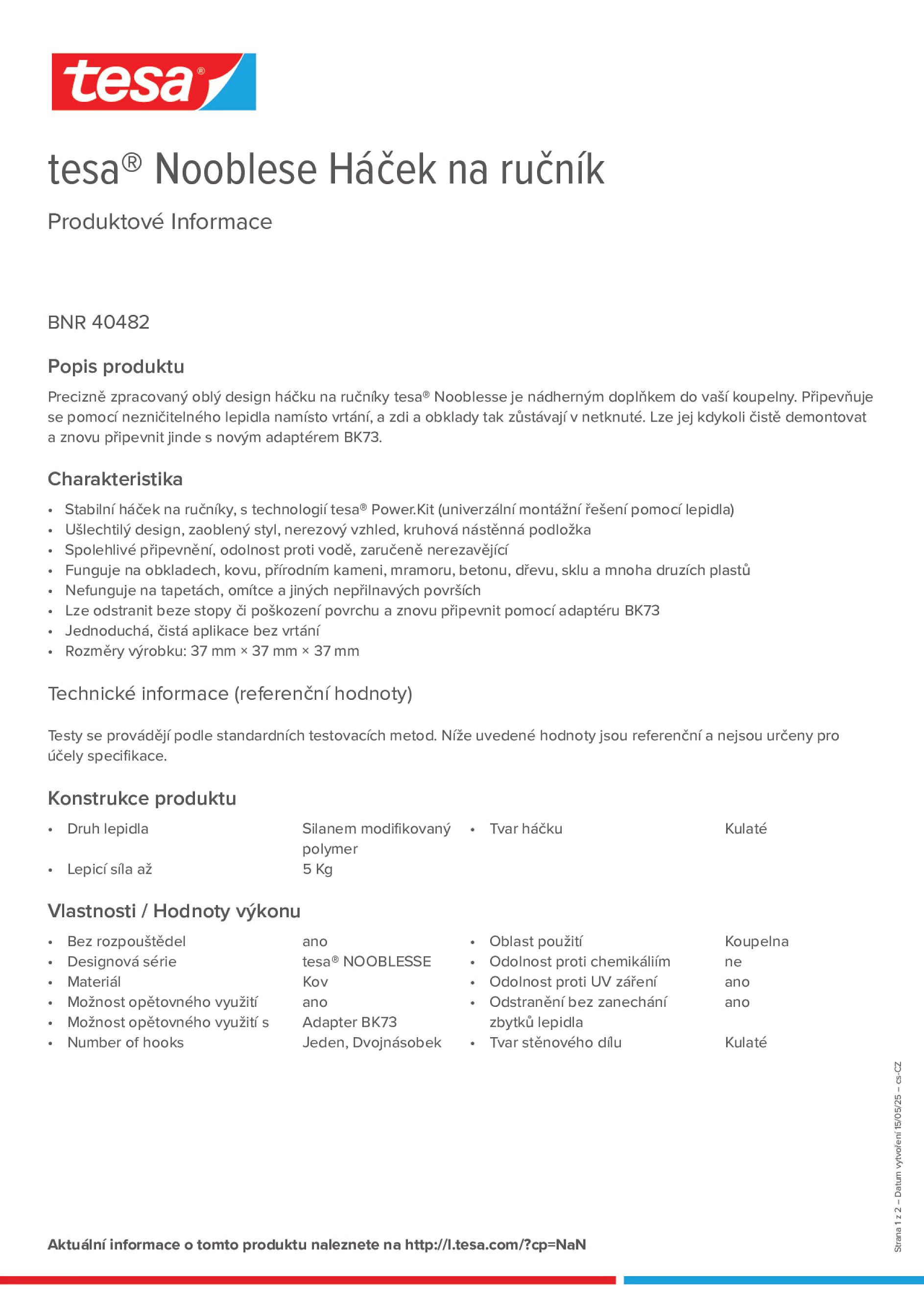 Product information_tesa® 40482_cs-CZ