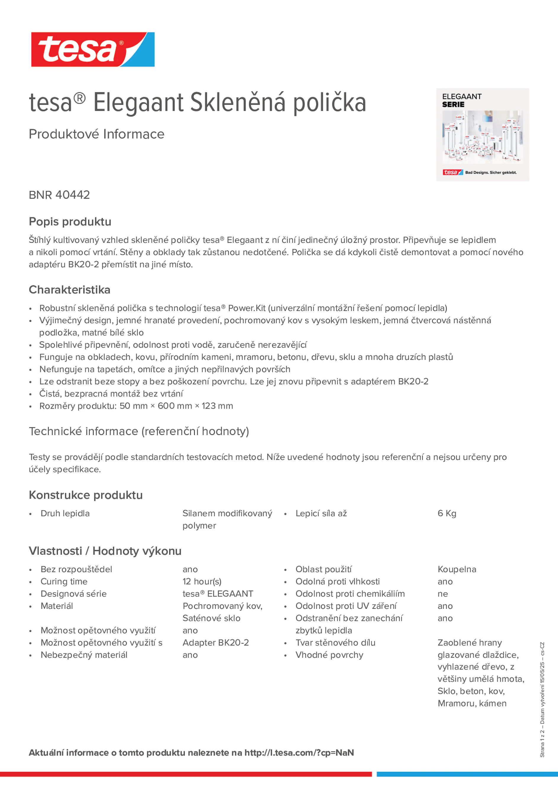 Product information_tesa® 40442_cs-CZ