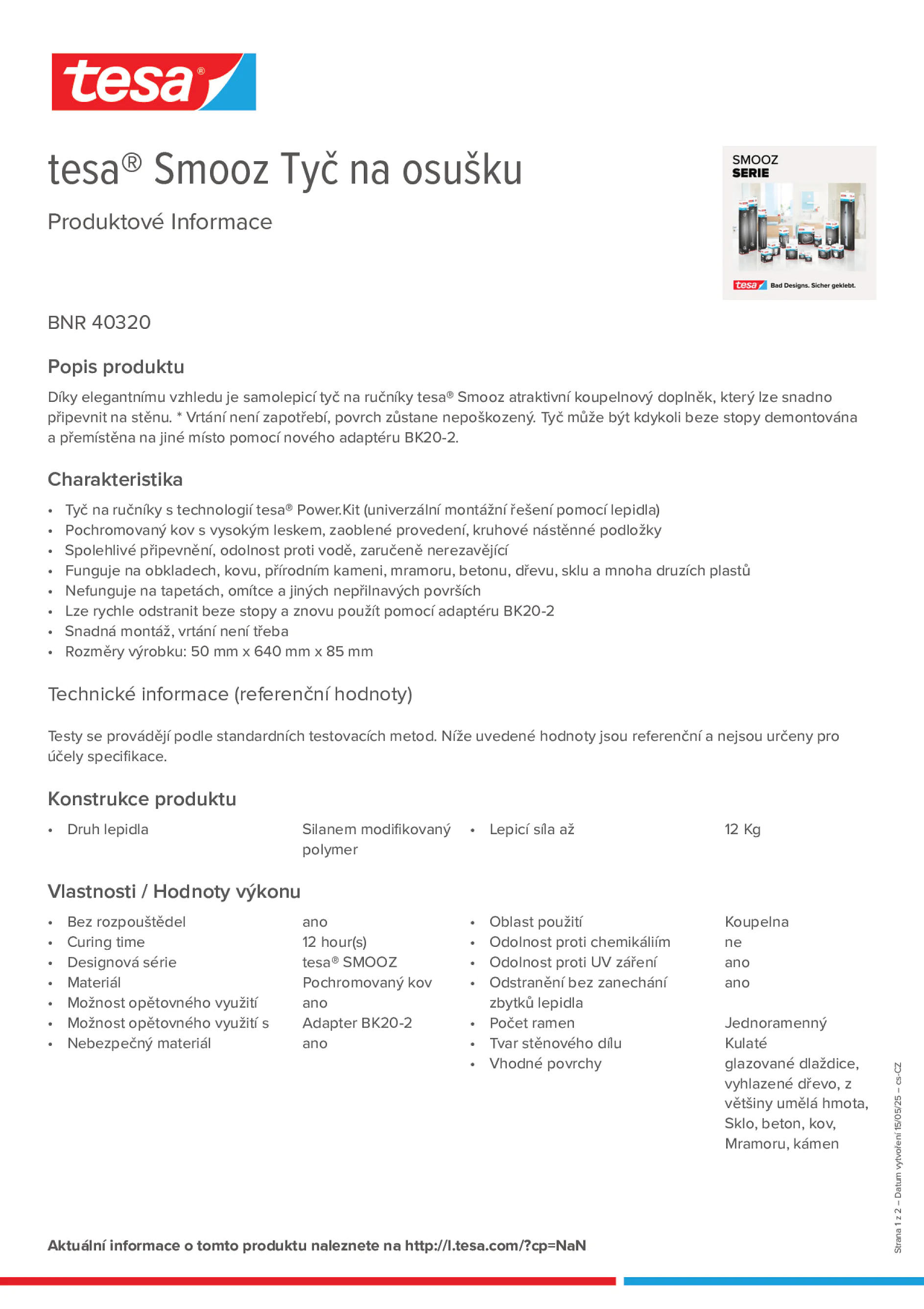 Product information_tesa® 40320_cs-CZ