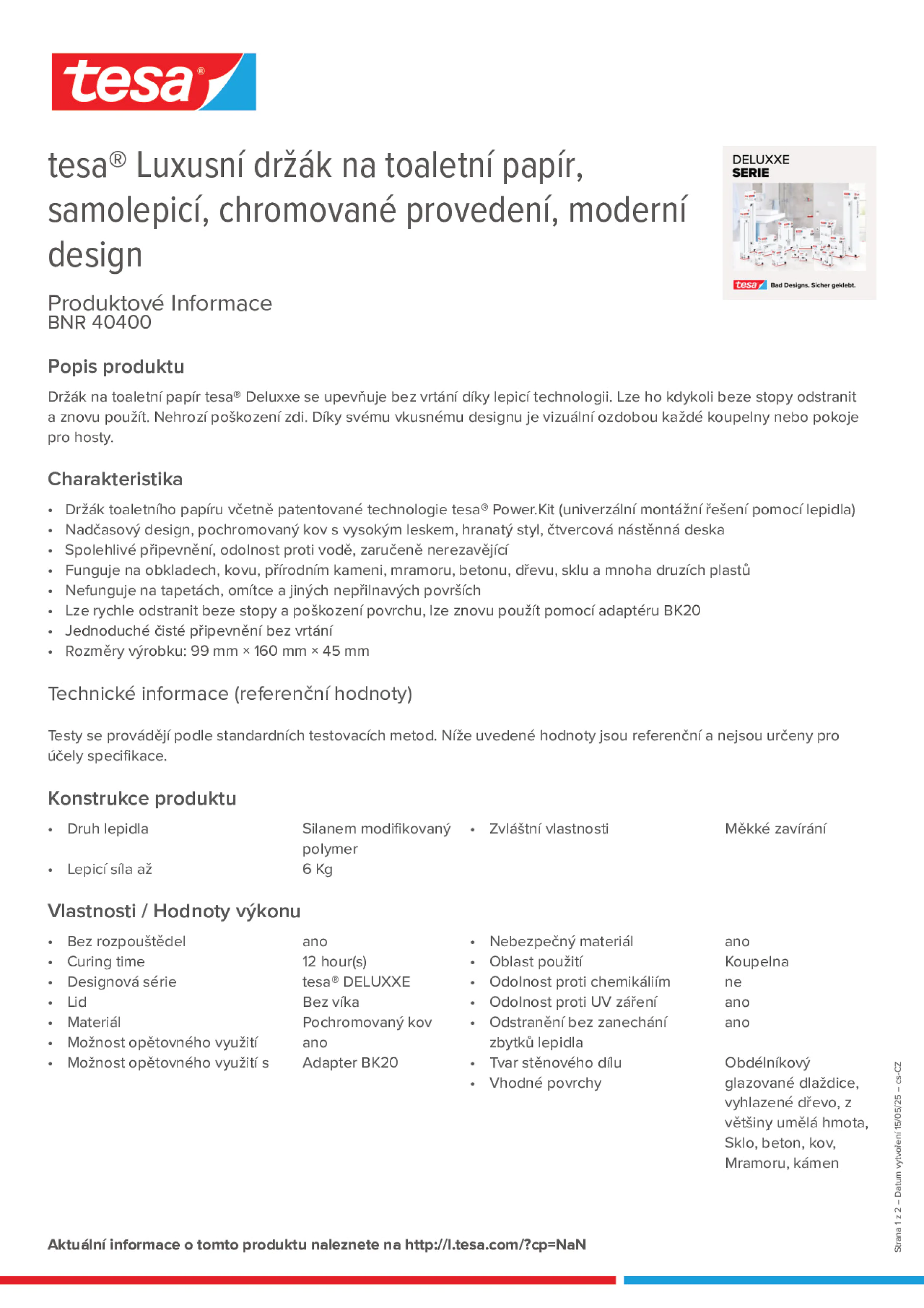 Product information_tesa® 40400_cs-CZ