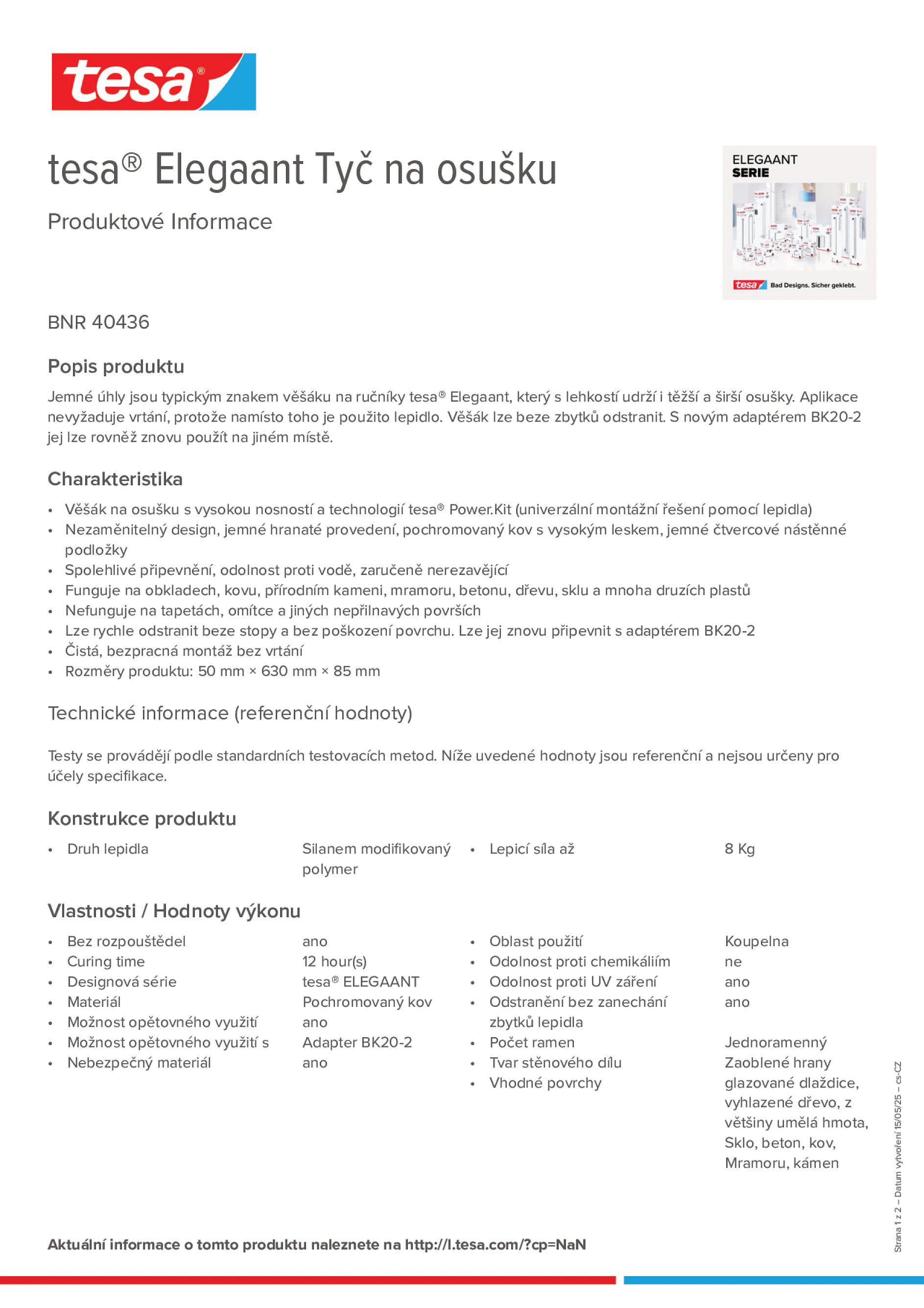 Product information_tesa® 40436_cs-CZ