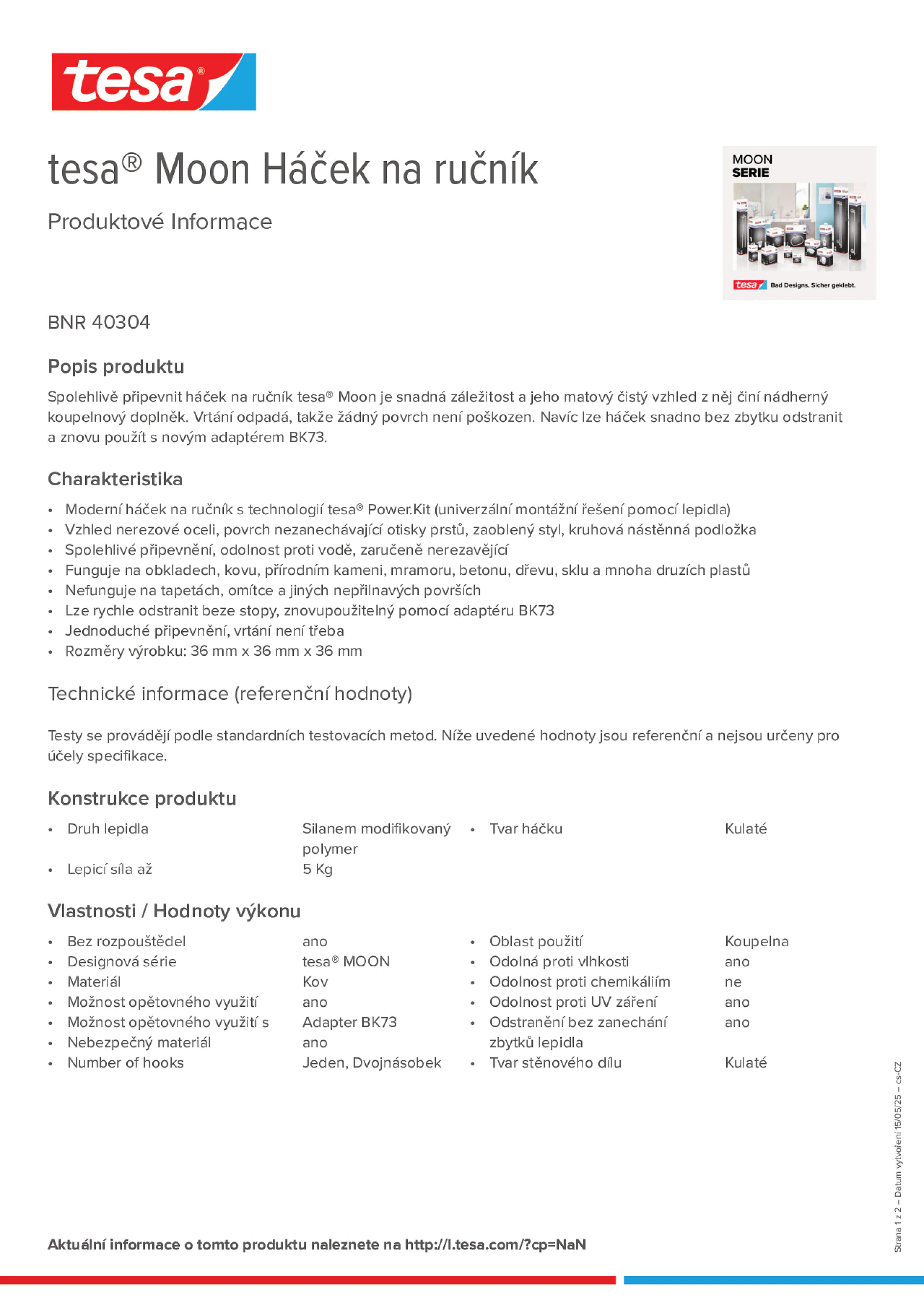 Product information_tesa® 40304_cs-CZ