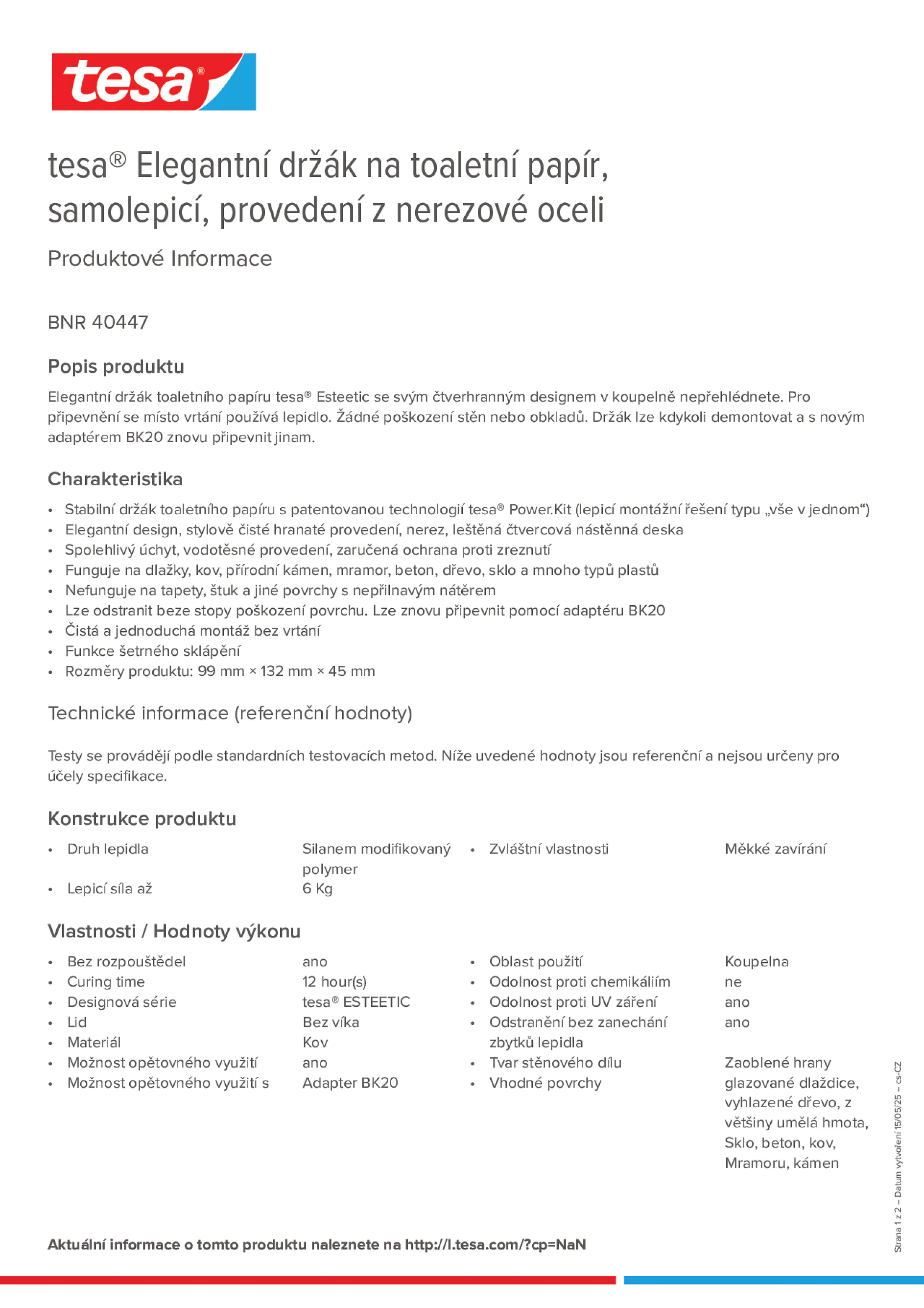 Product information_tesa® 40447_cs-CZ