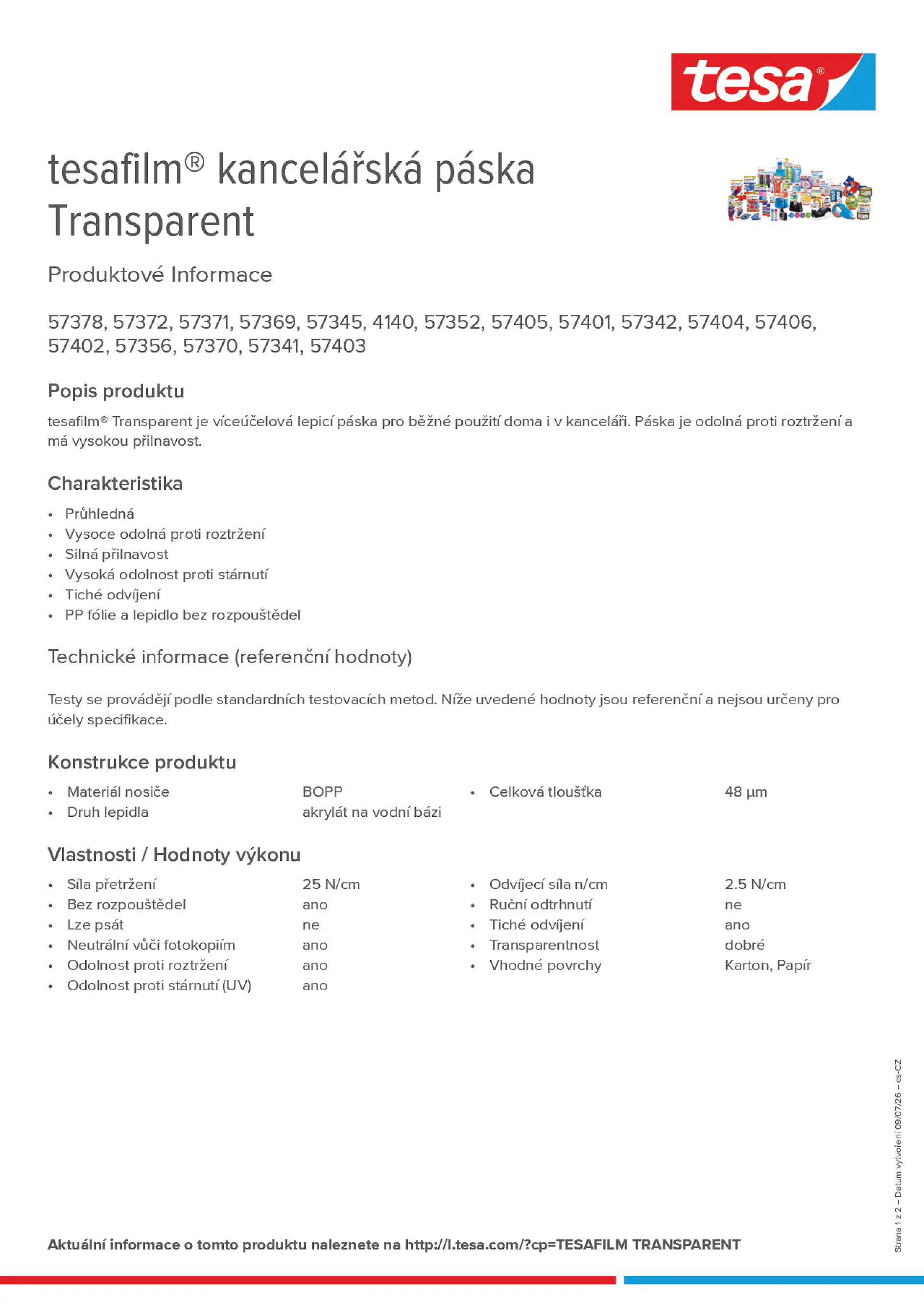 Product information_tesafilm® 4140_cs-CZ