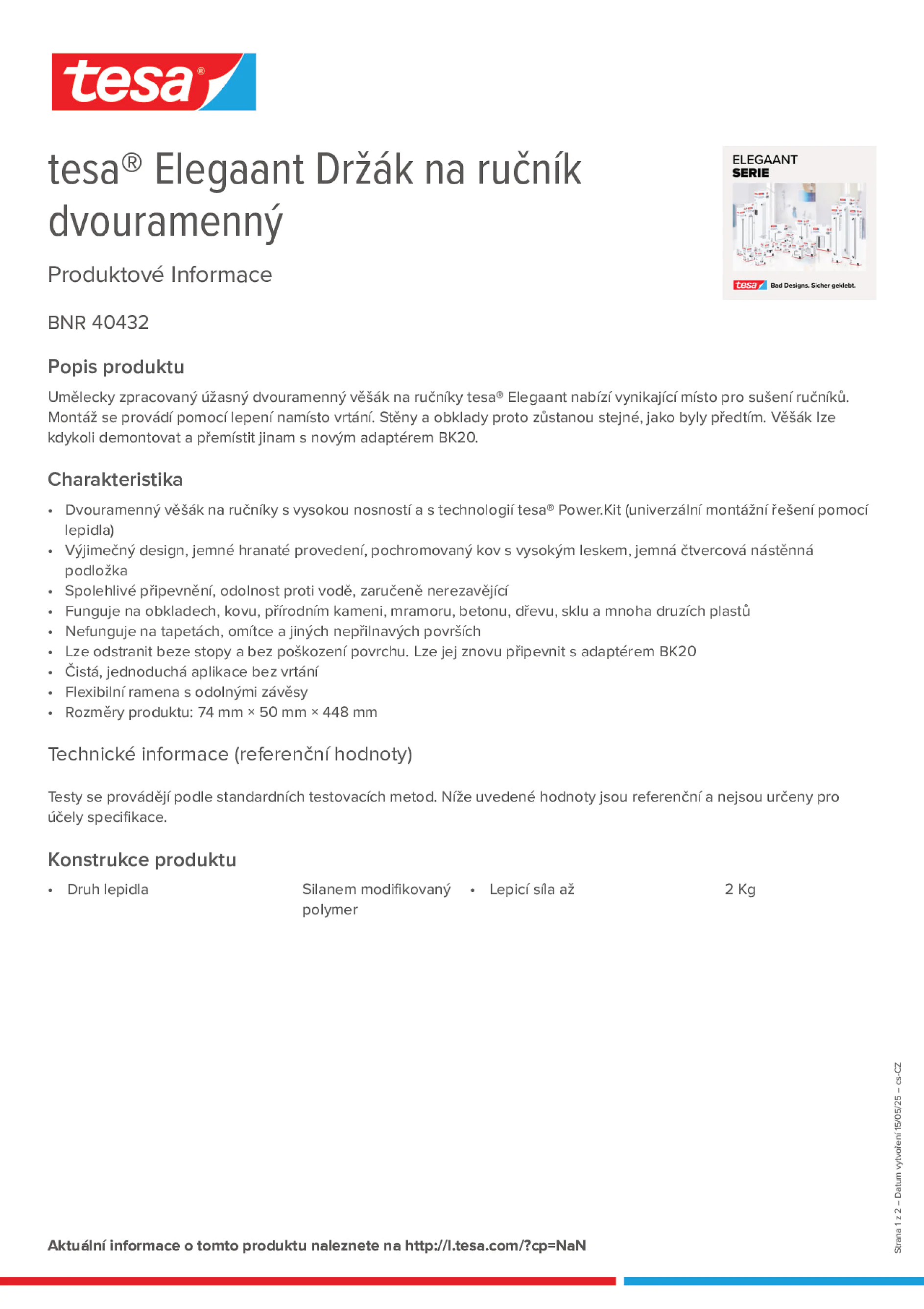 Product information_tesa® 40432_cs-CZ
