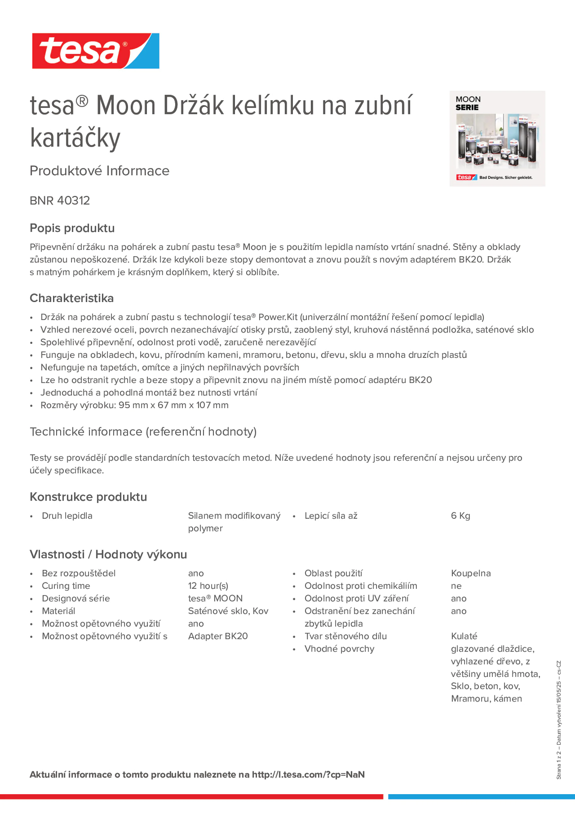 Product information_tesa® 40312_cs-CZ