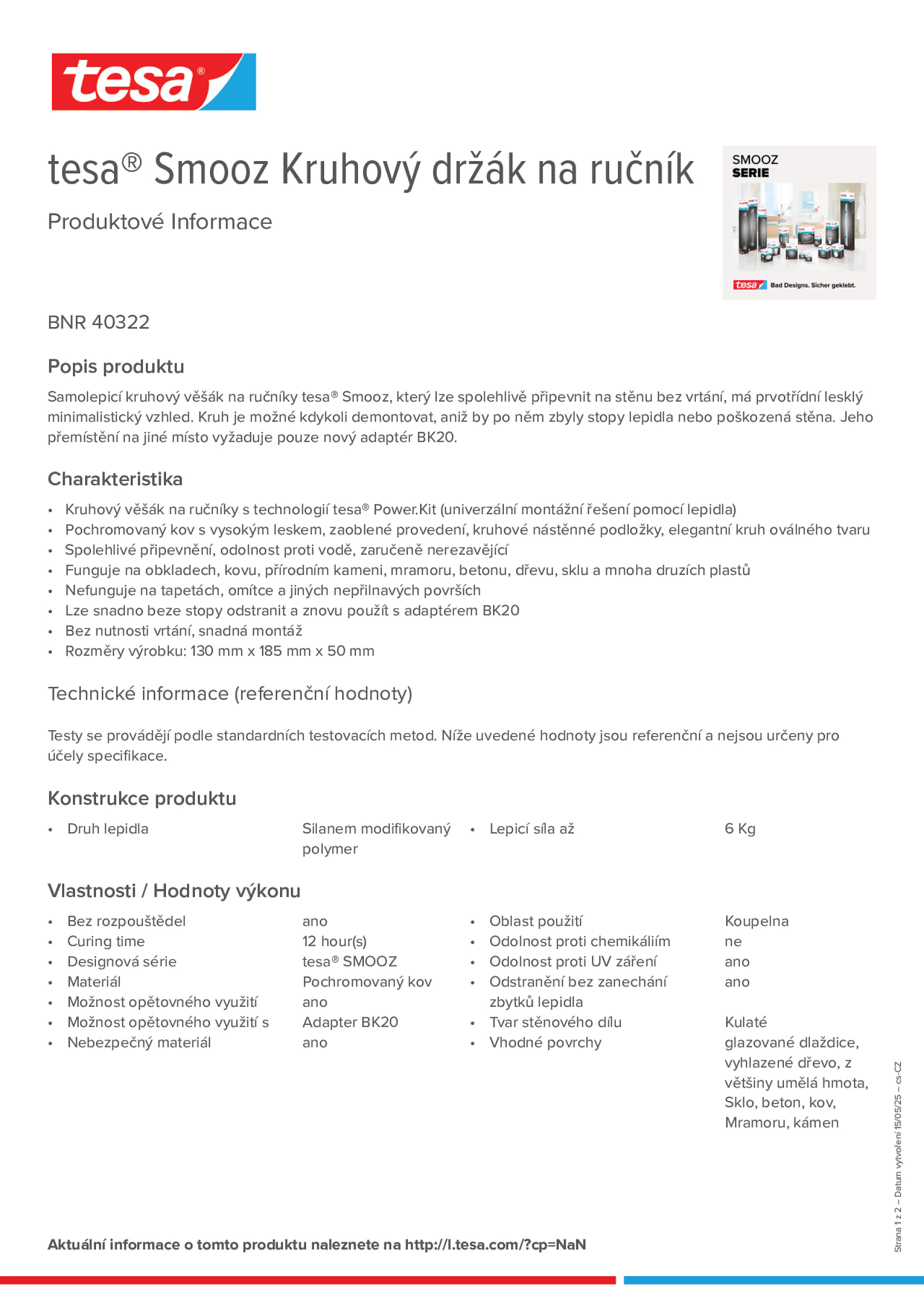 Product information_tesa® 40322_cs-CZ