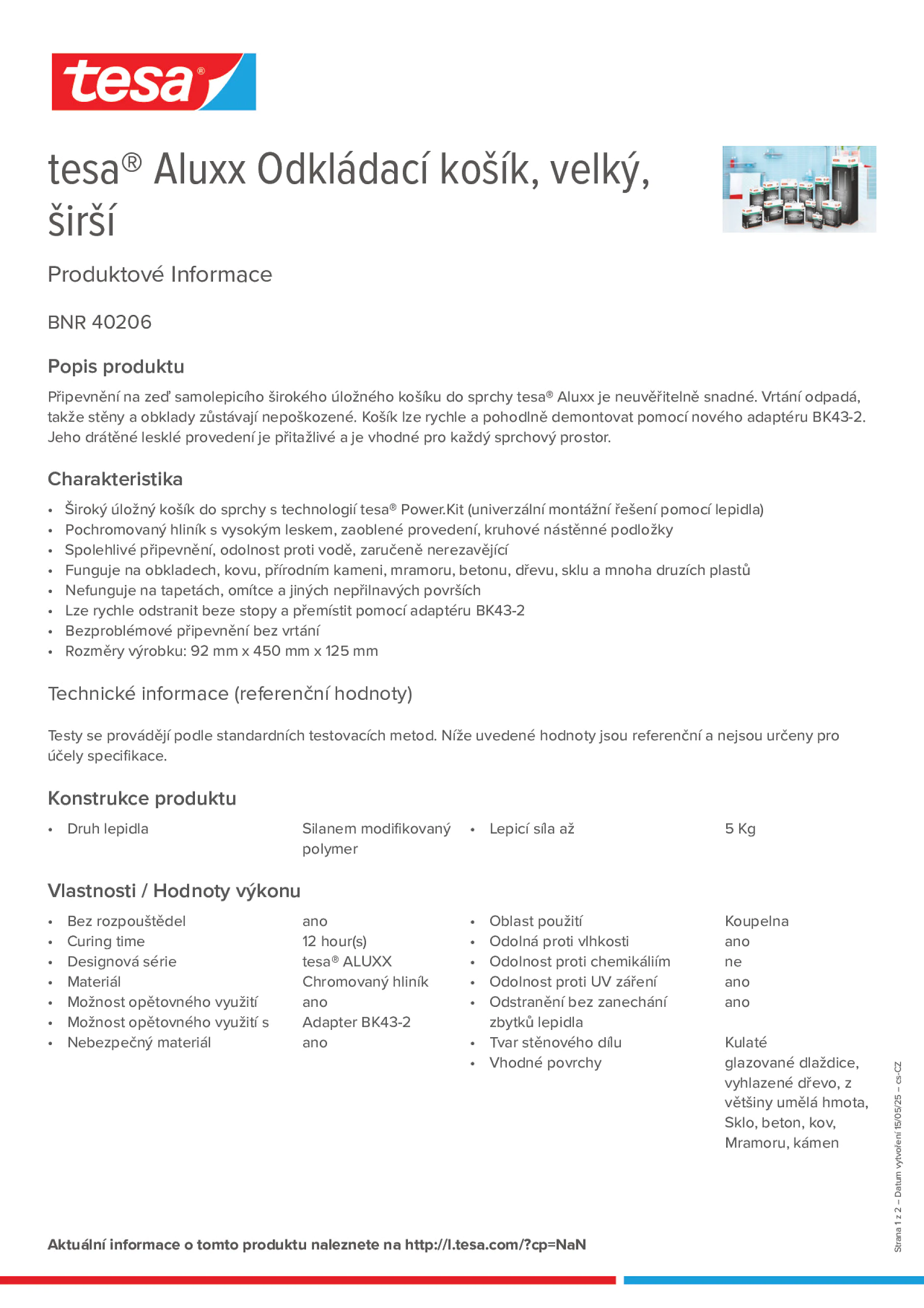 Product information_tesa® 40206_cs-CZ